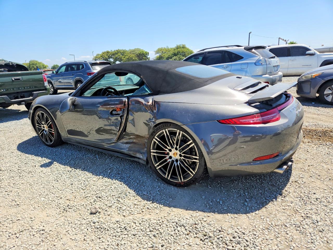 2015 Porsche 911 Carrera S Gray vin: WP0CB2A97FS154198