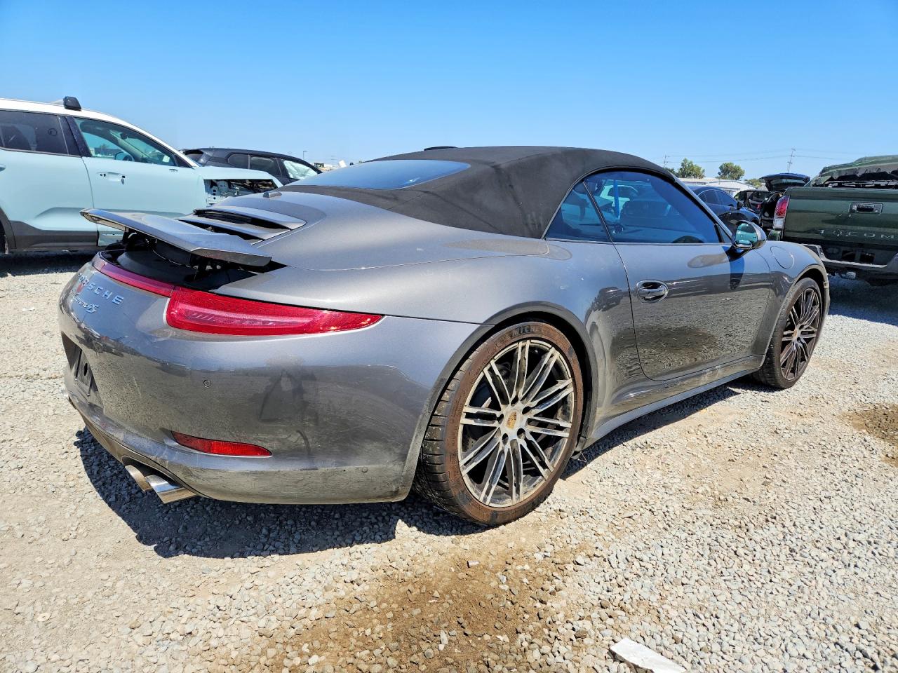 2015 Porsche 911 Carrera S Gray vin: WP0CB2A97FS154198