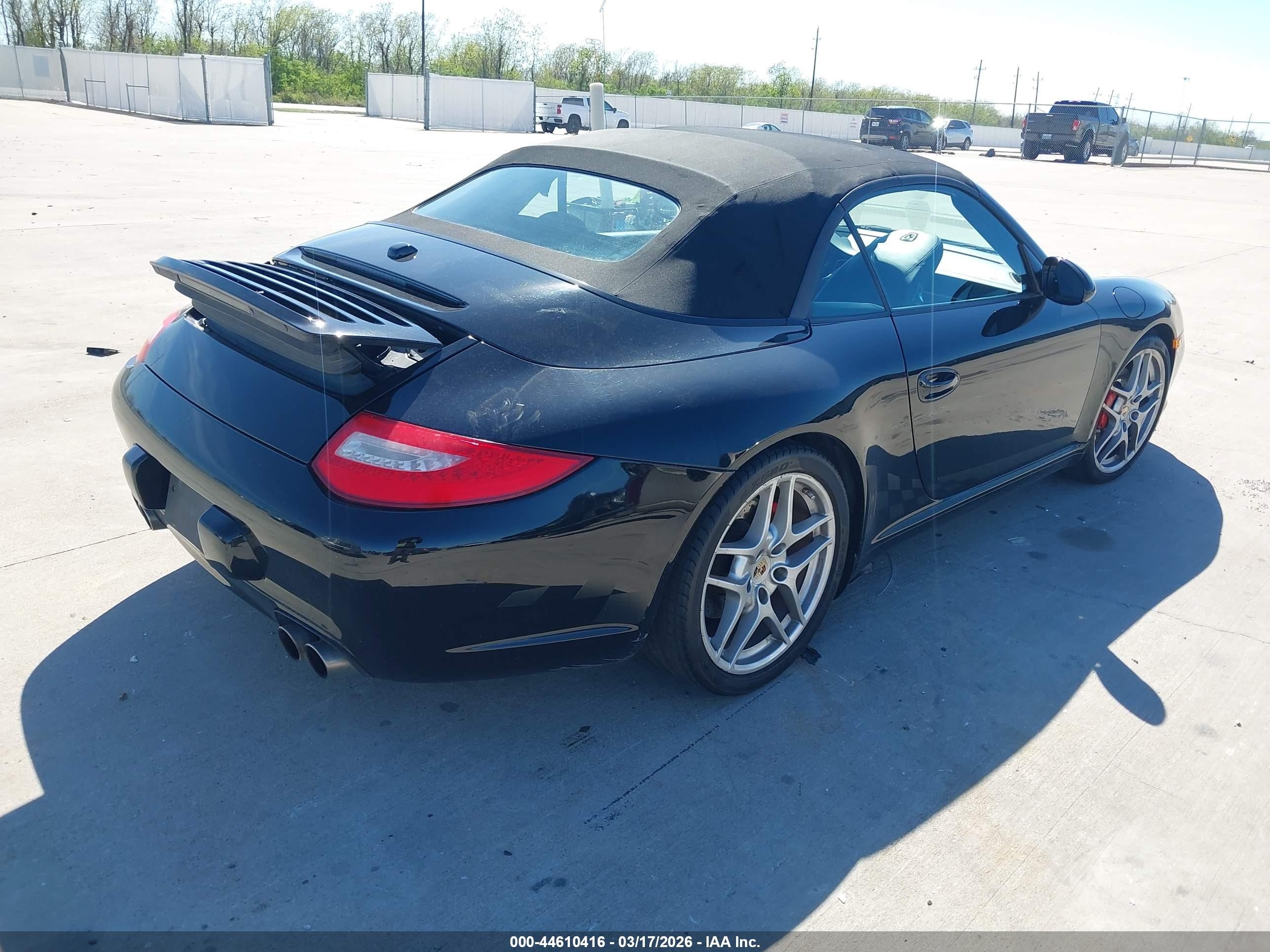 2011 Porsche 911 Carrera S/4s/gts/spdster Black vin: WP0CB2A98BS754920