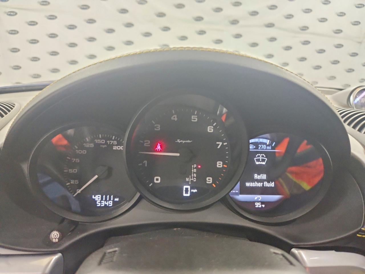 2021 Porsche Boxster Spyder Blue vin: WP0CC2A8XMS240221
