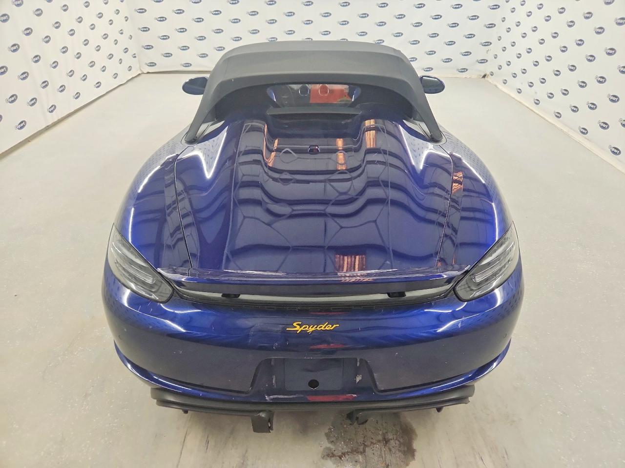 2021 Porsche Boxster Spyder Blue vin: WP0CC2A8XMS240221
