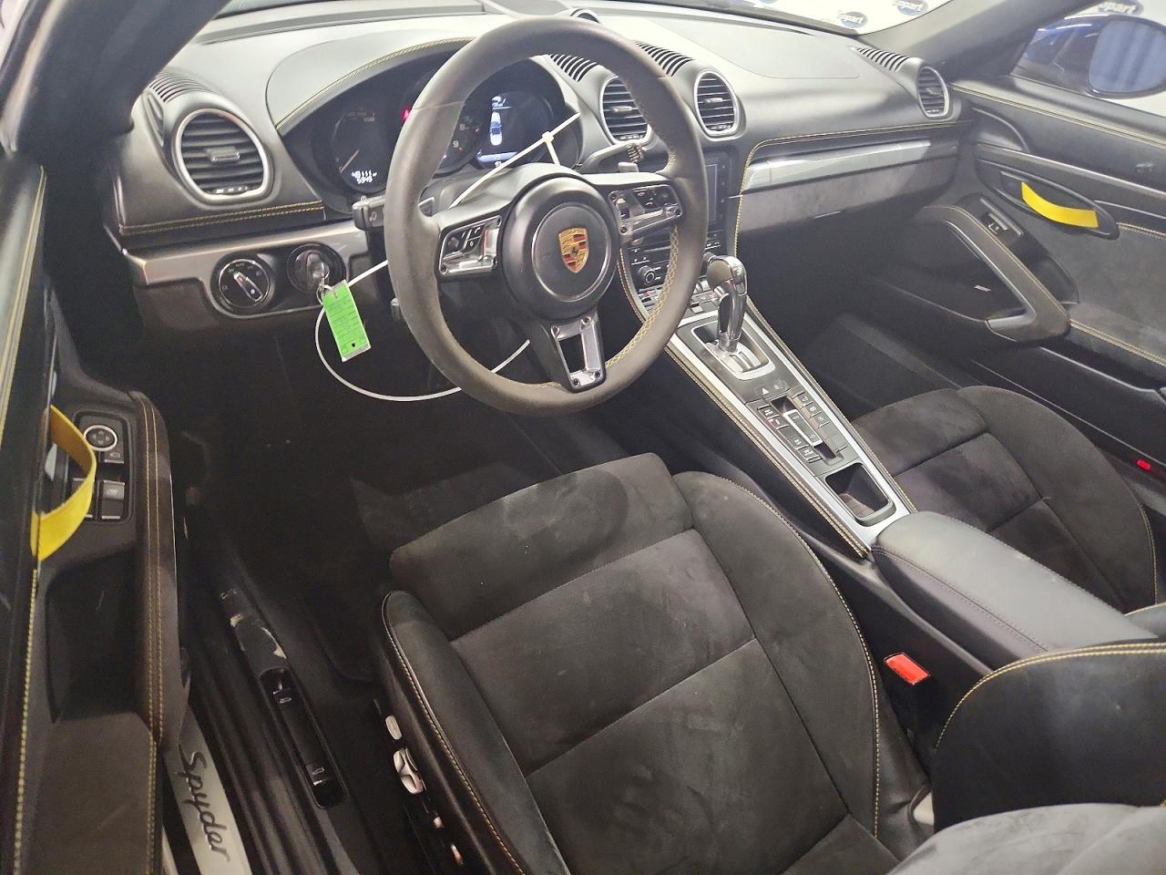 2021 Porsche Boxster Spyder Blue vin: WP0CC2A8XMS240221