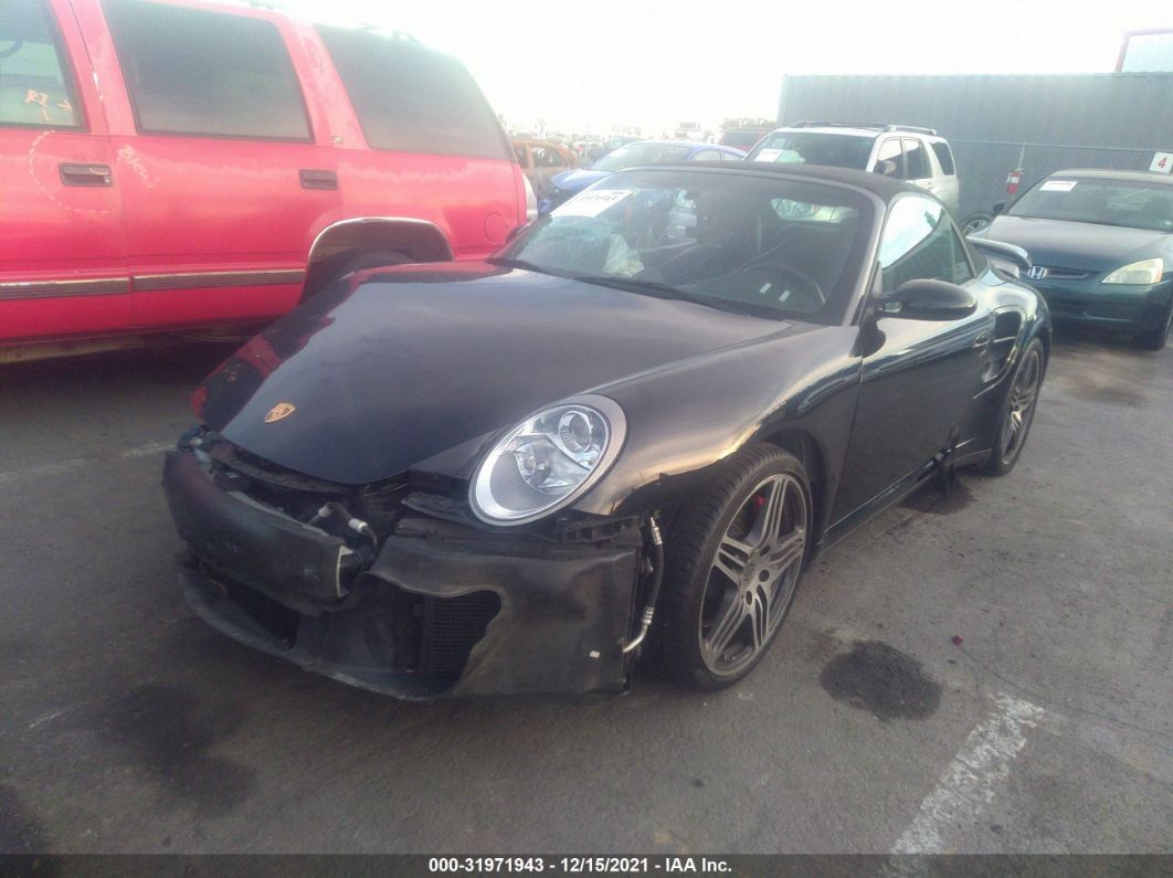 2008 Porsche 911 Turbo Black vin: WP0CD29938S789520