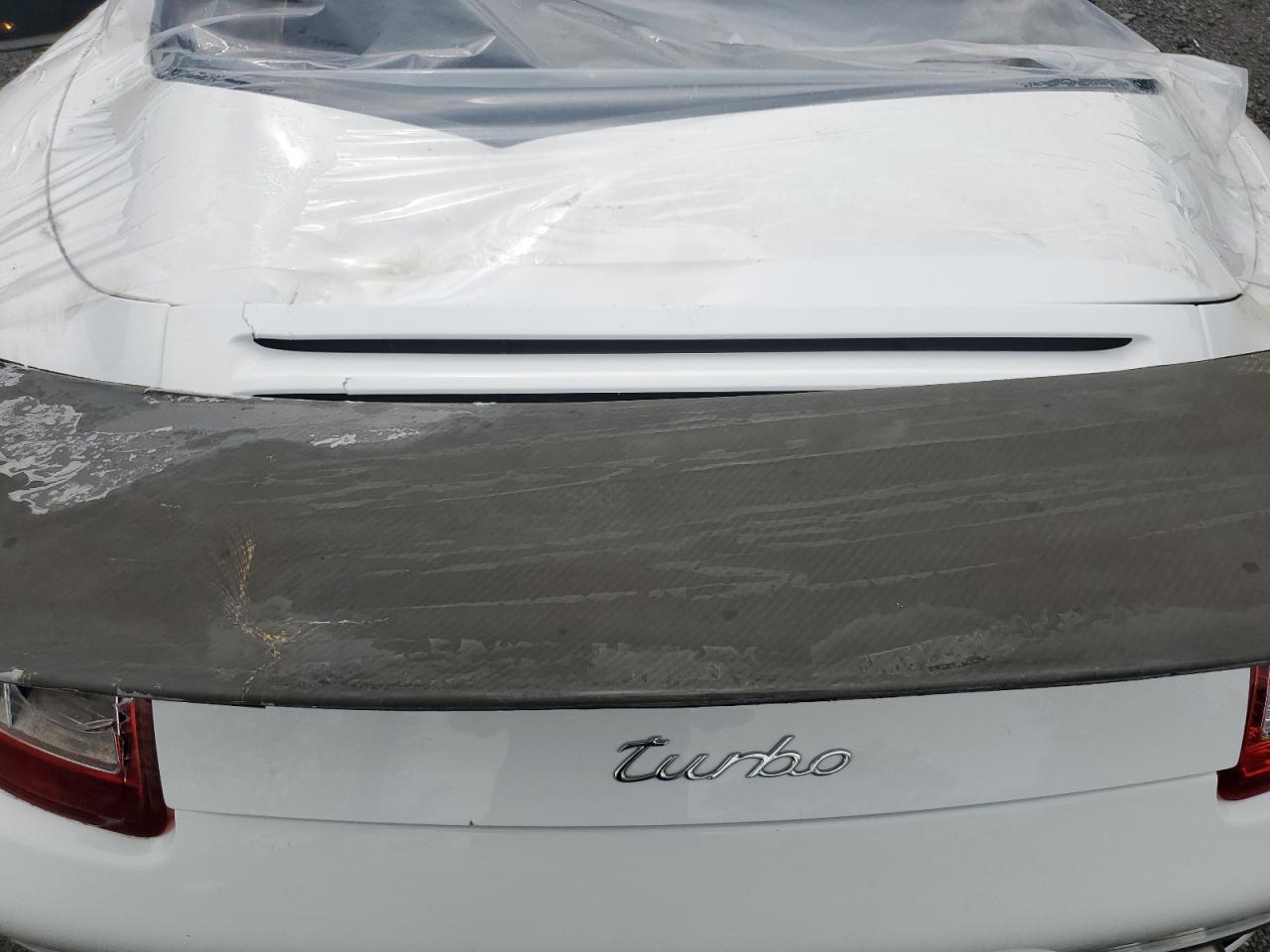 2008 Porsche 911 Turbo White vin: WP0CD29958S708310