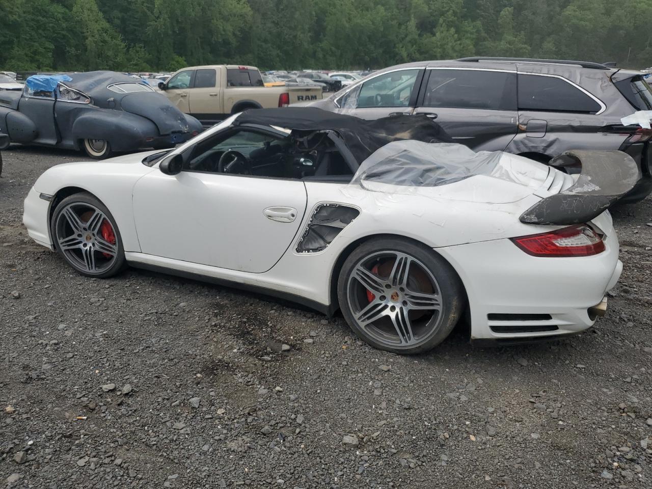 2008 Porsche 911 Turbo White vin: WP0CD29958S708310