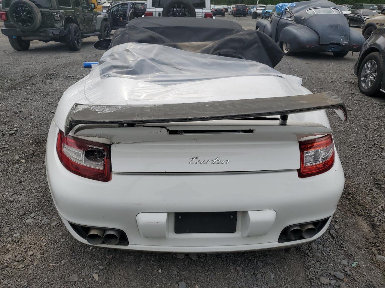 2008 Porsche 911 Turbo Белый vin: WP0CD29958S708310