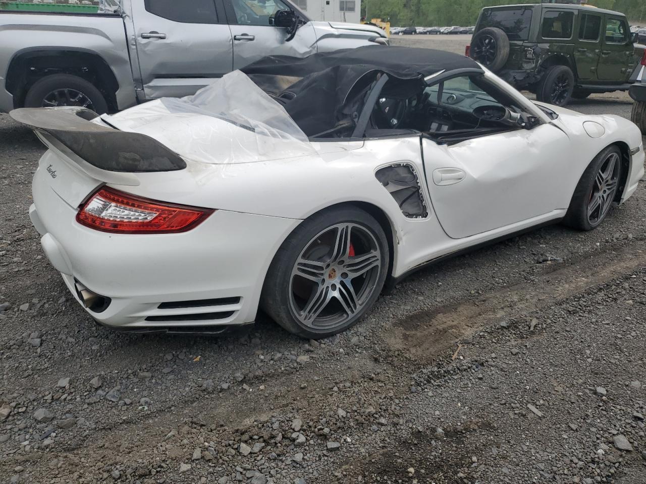 2008 Porsche 911 Turbo Белый vin: WP0CD29958S708310