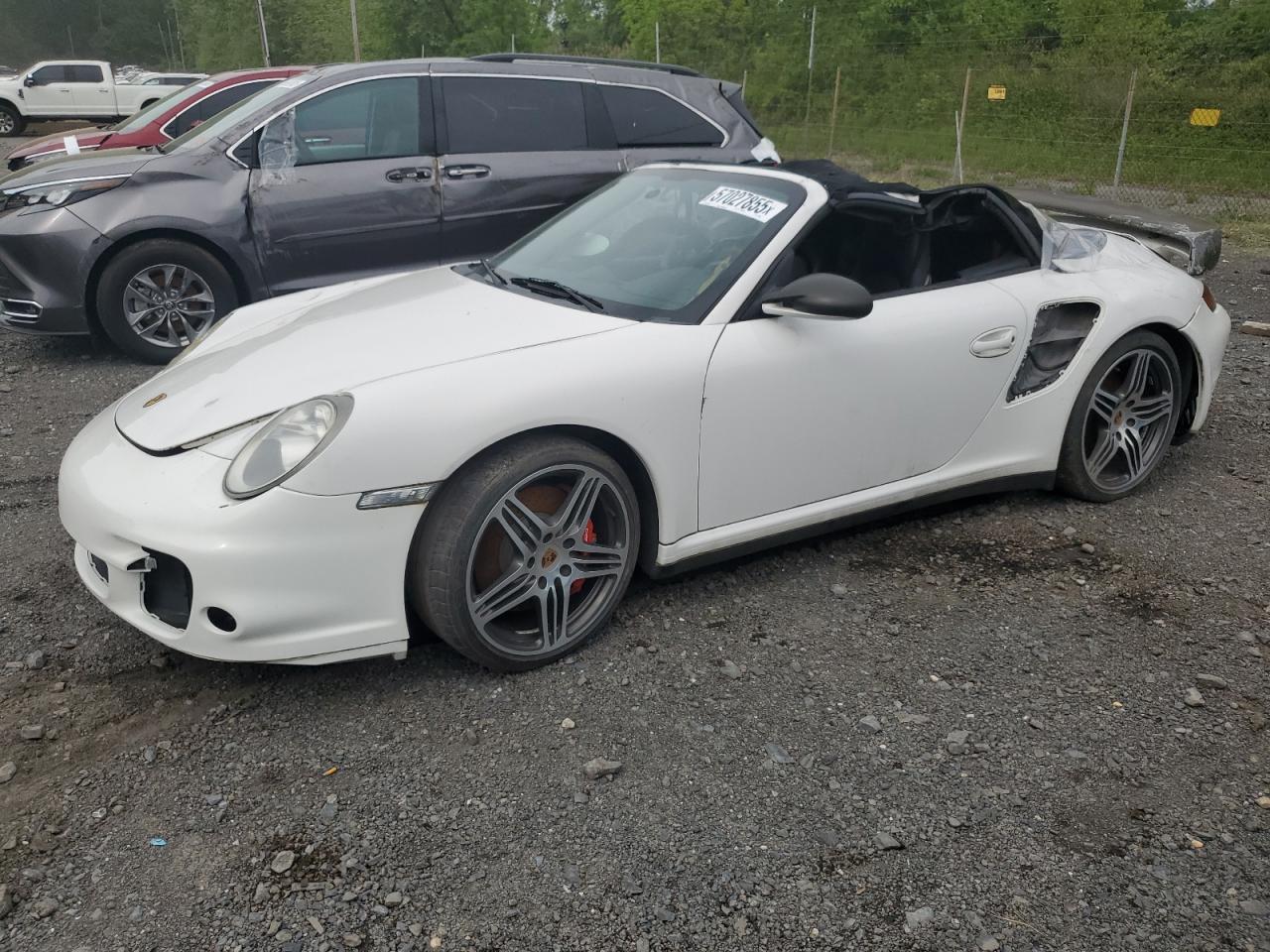 2008 Porsche 911 Turbo Белый vin: WP0CD29958S708310