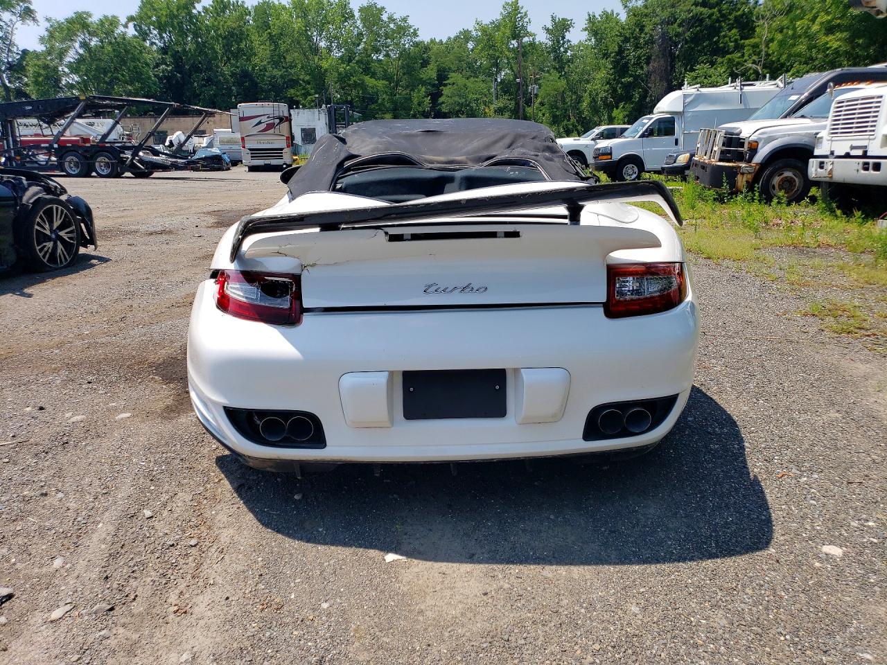 2008 Porsche 911 Turbo White vin: WP0CD29958S708310