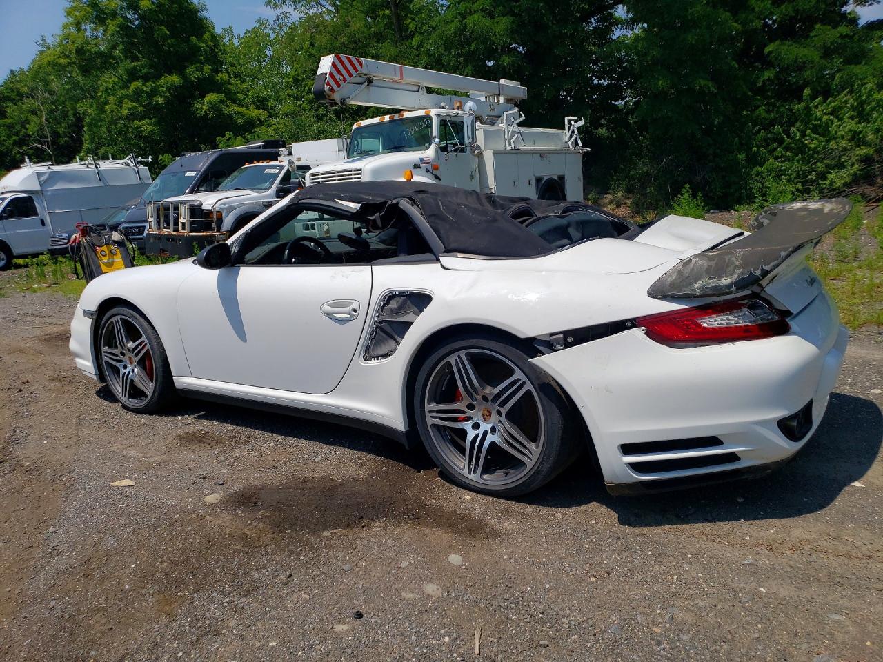 2008 Porsche 911 Turbo White vin: WP0CD29958S708310
