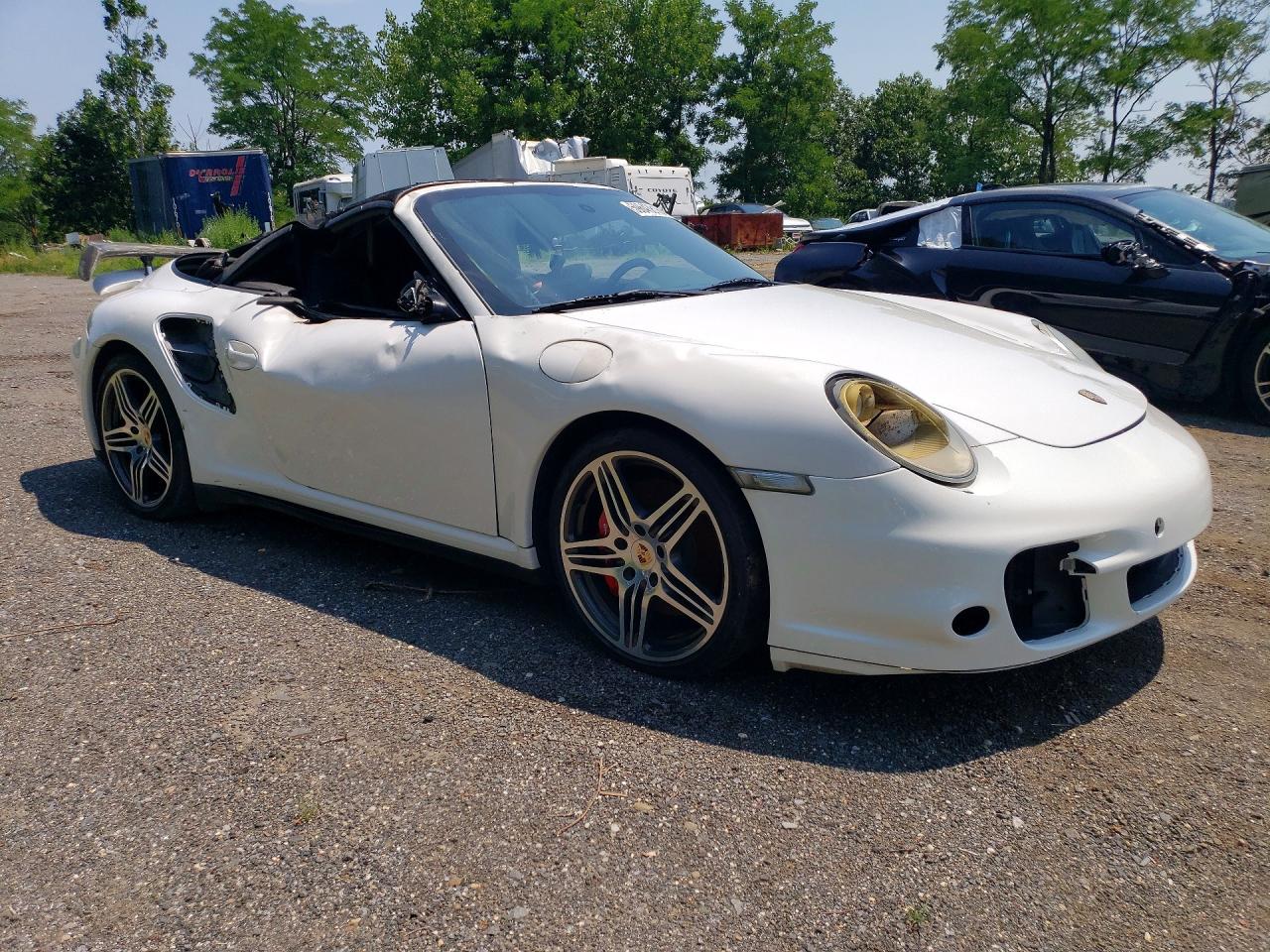 2008 Porsche 911 Turbo White vin: WP0CD29958S708310