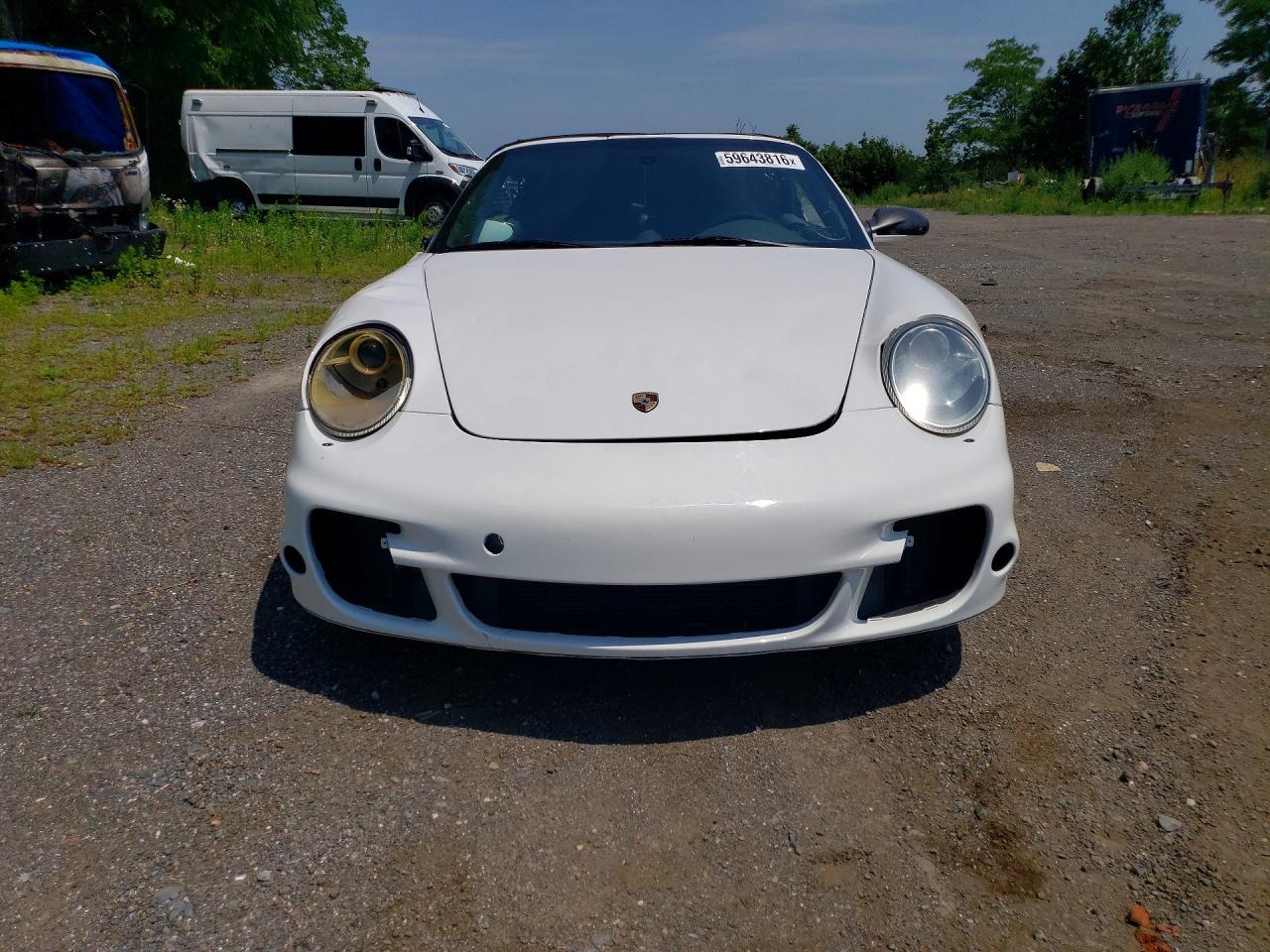 2008 Porsche 911 Turbo White vin: WP0CD29958S708310