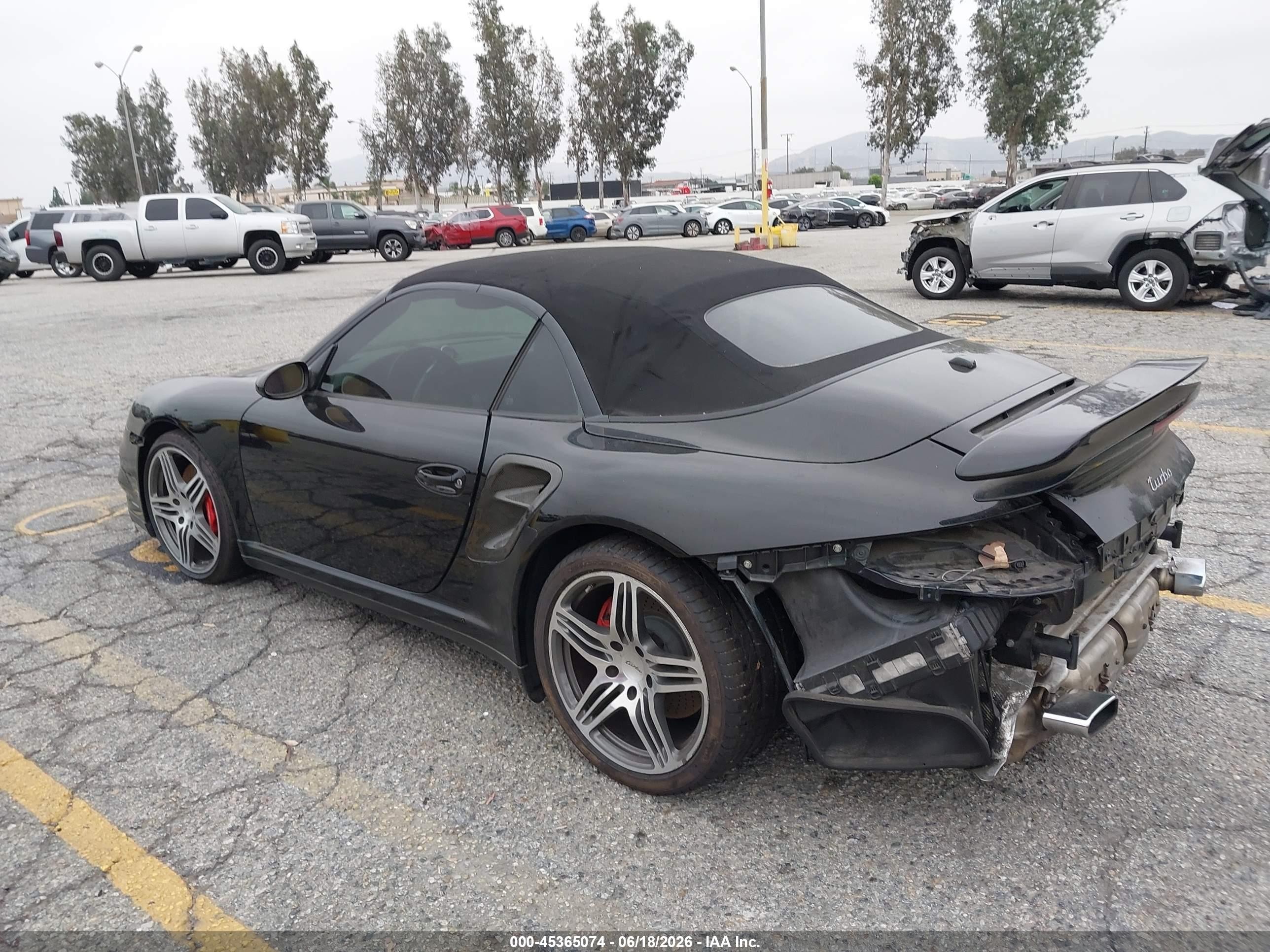 2009 Porsche 911 Turbo Black vin: WP0CD29959S773739
