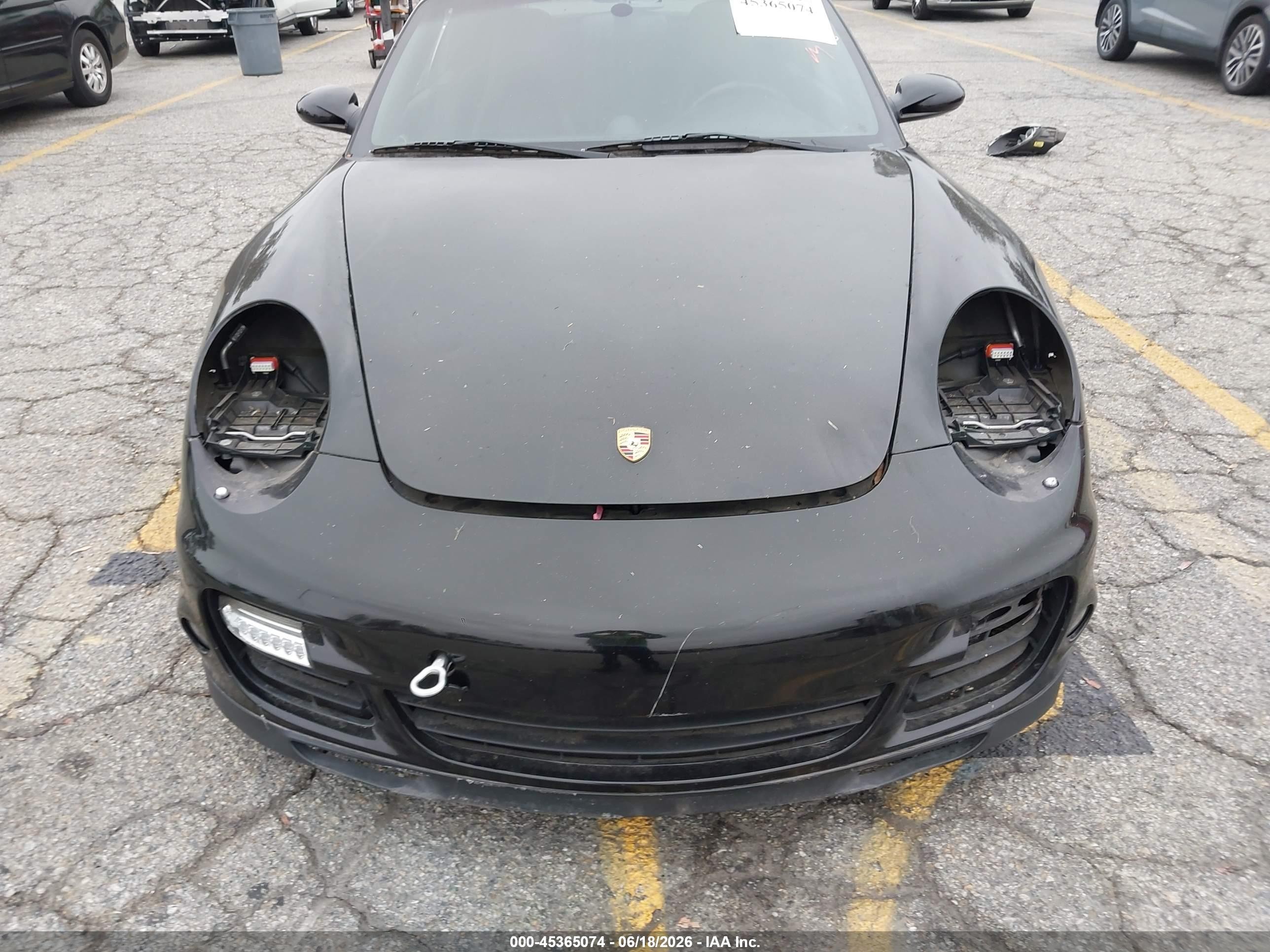 2009 Porsche 911 Turbo Black vin: WP0CD29959S773739