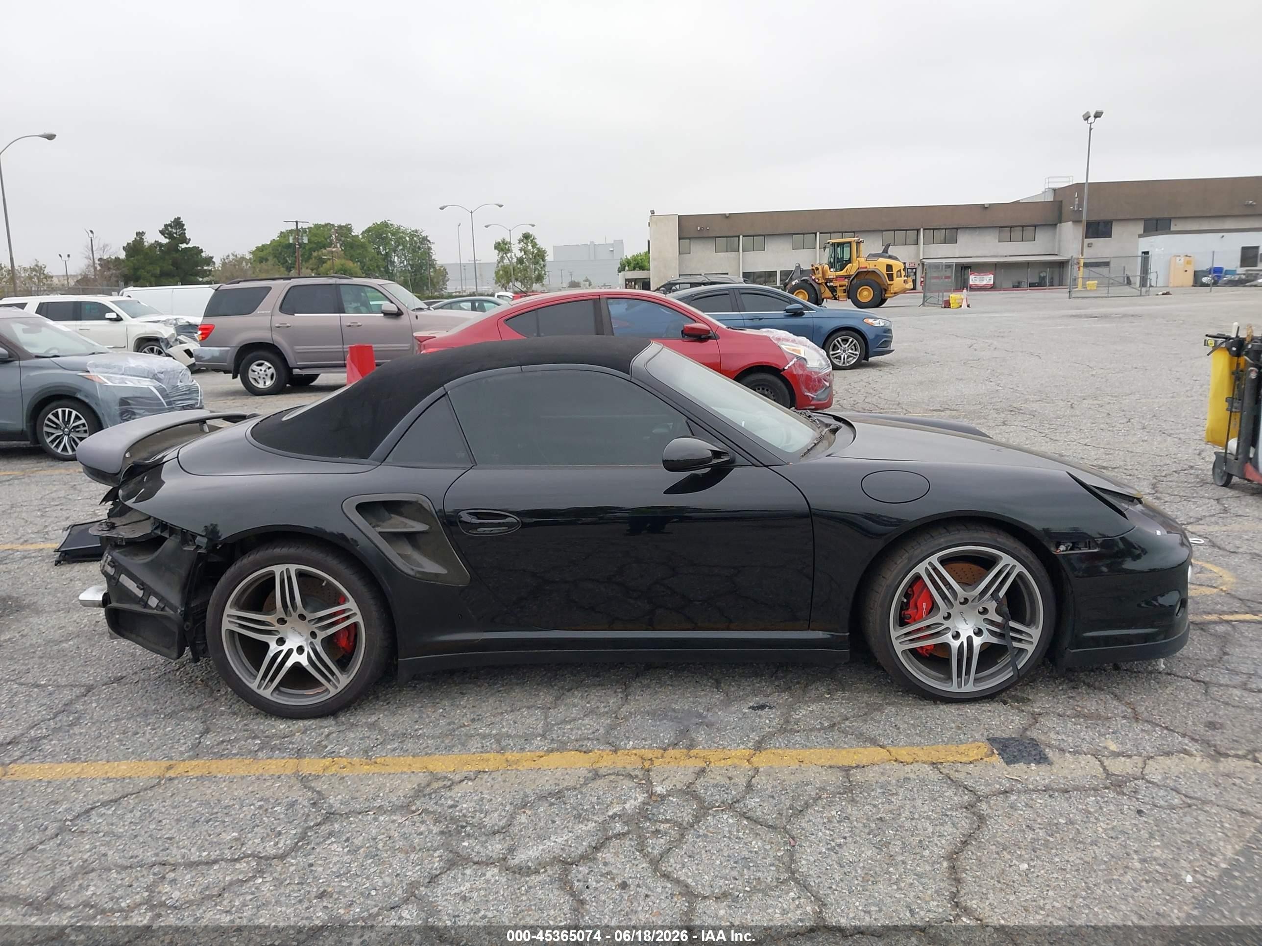 2009 Porsche 911 Turbo Black vin: WP0CD29959S773739