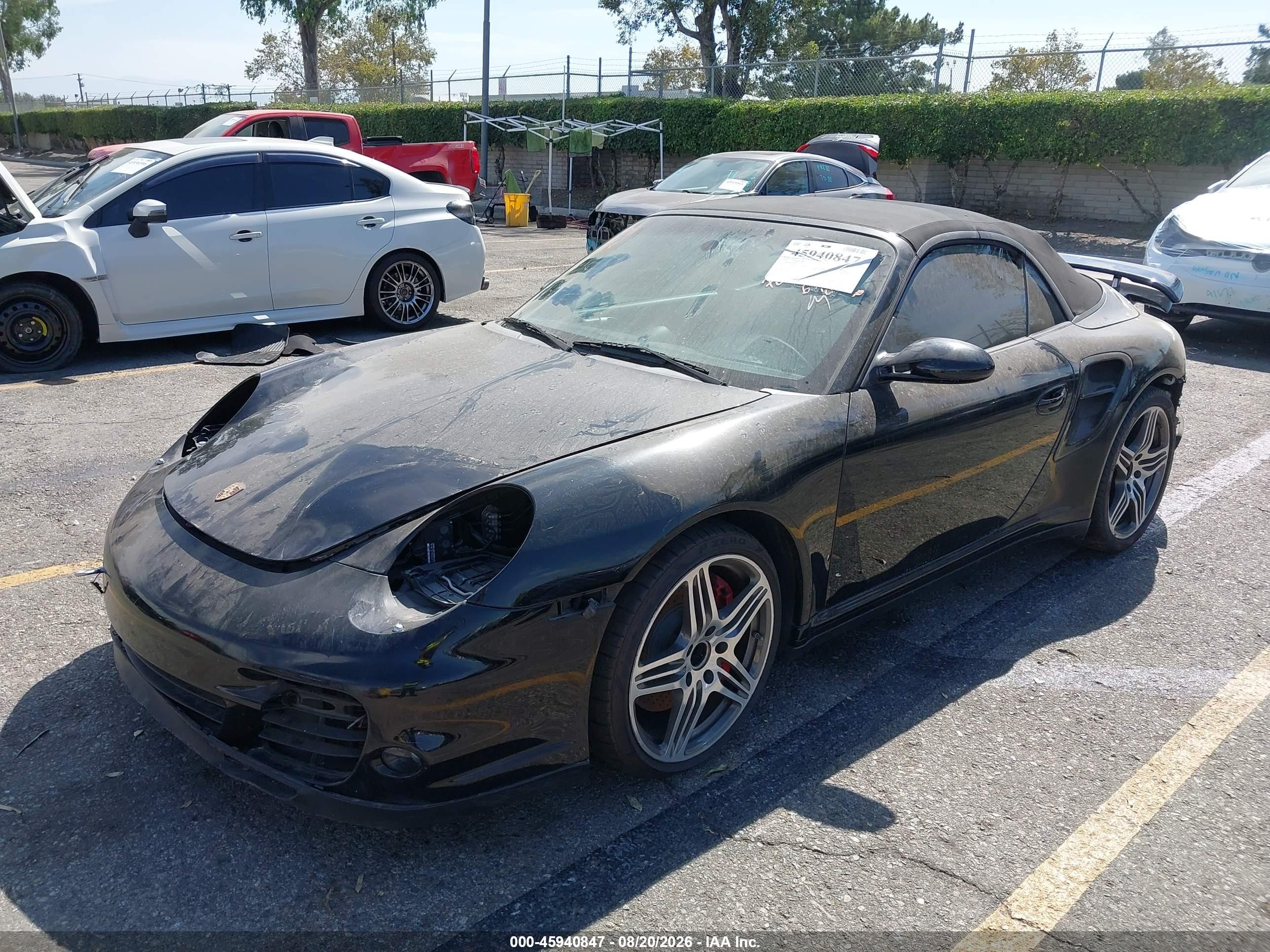 2009 Porsche 911 Turbo Black vin: WP0CD29959S773739