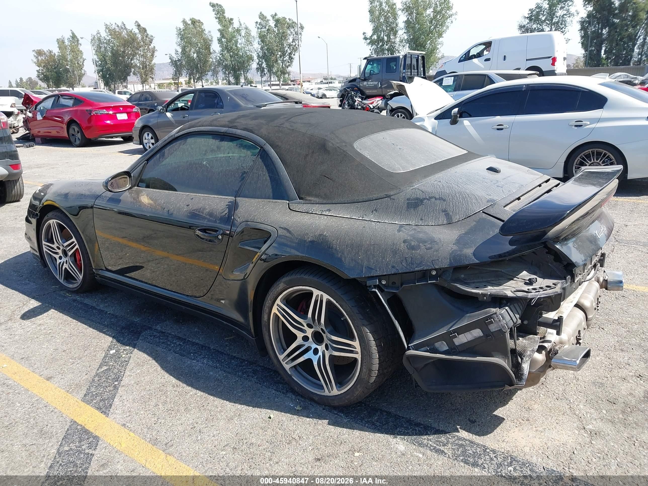 2009 Porsche 911 Turbo Black vin: WP0CD29959S773739