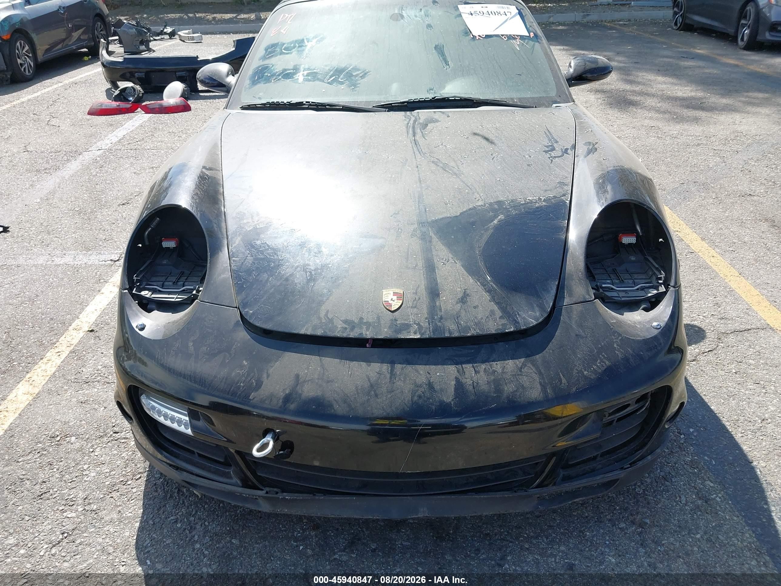2009 Porsche 911 Turbo Black vin: WP0CD29959S773739