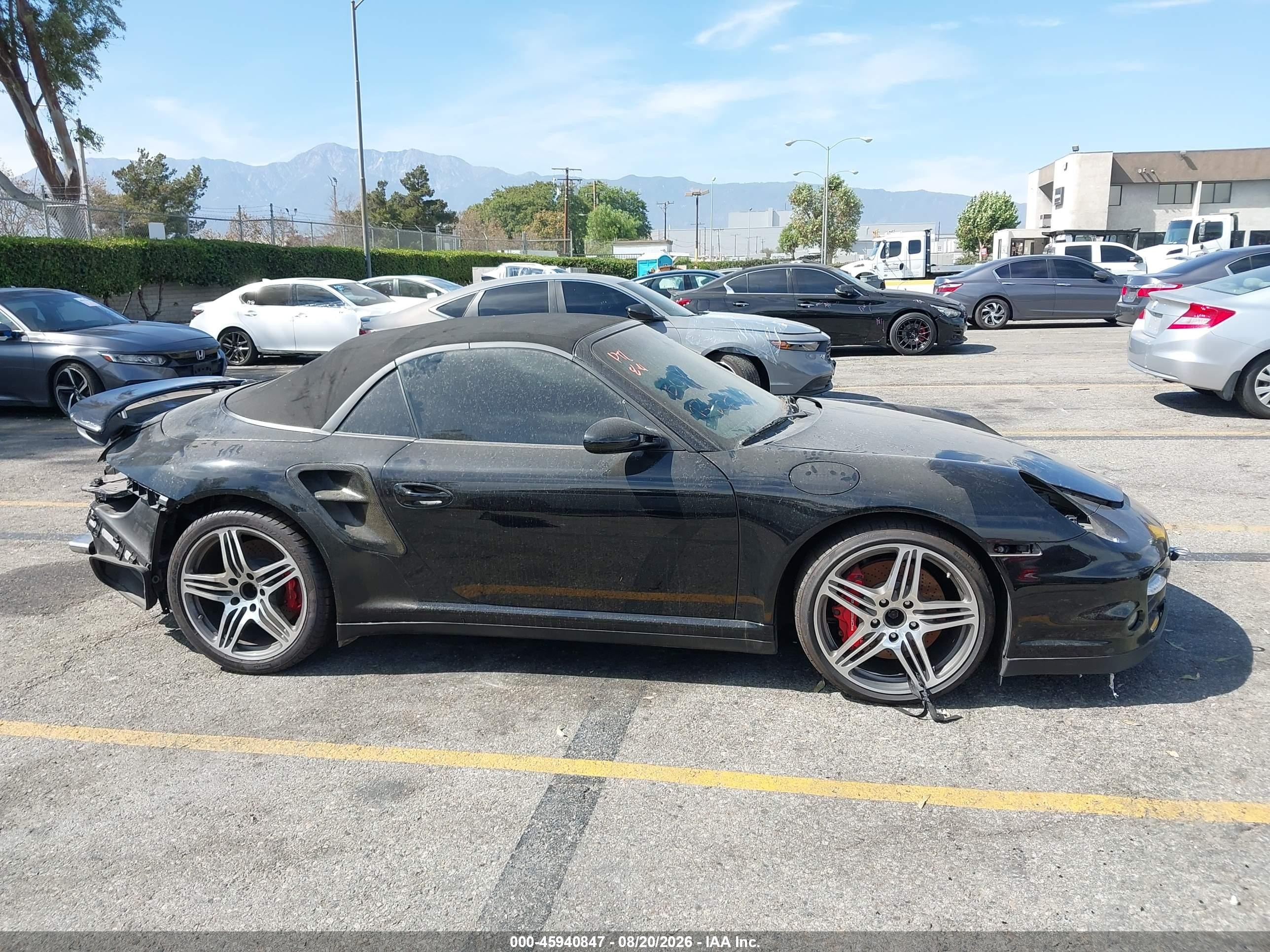 2009 Porsche 911 Turbo Black vin: WP0CD29959S773739