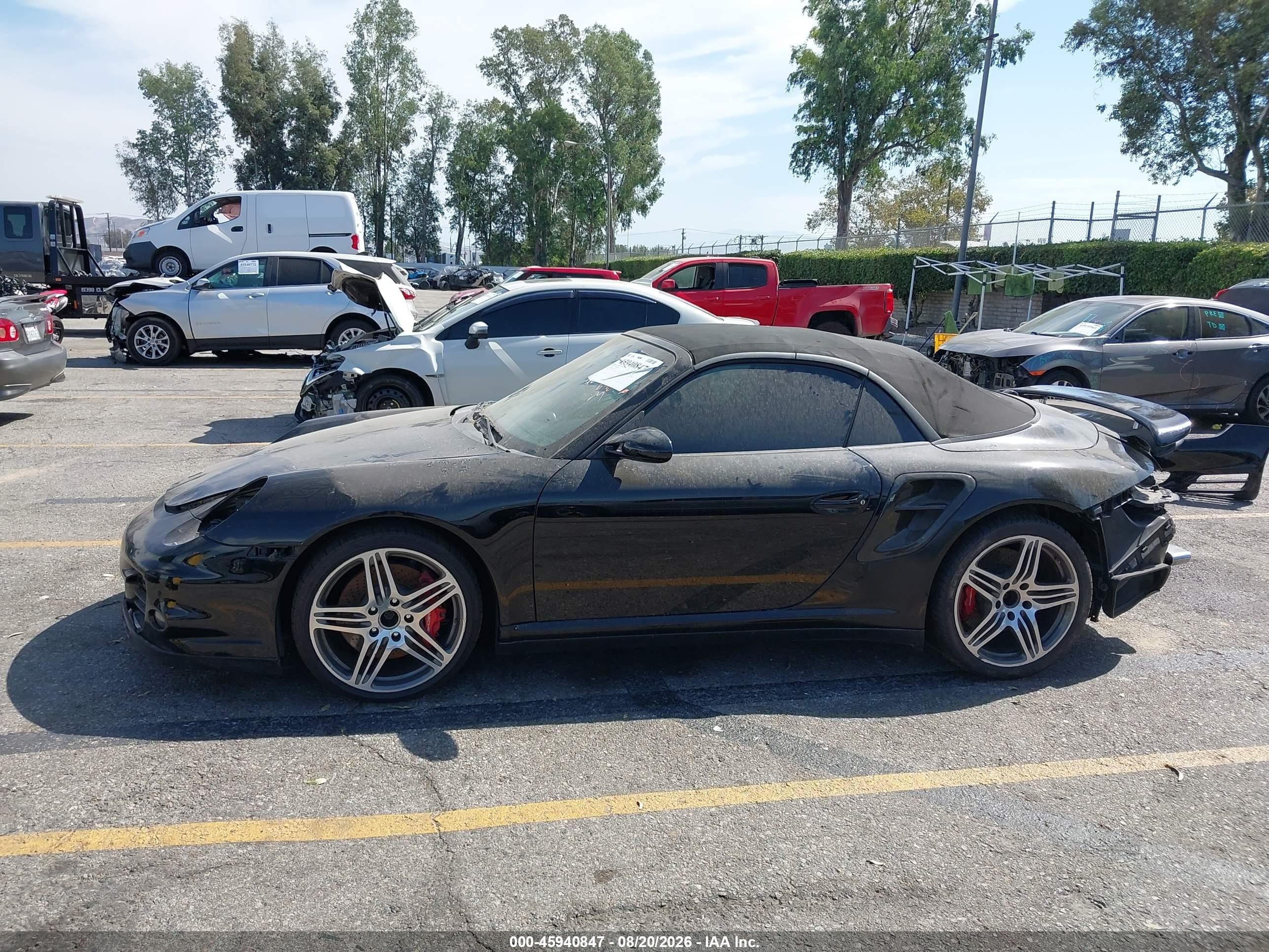 2009 Porsche 911 Turbo Black vin: WP0CD29959S773739