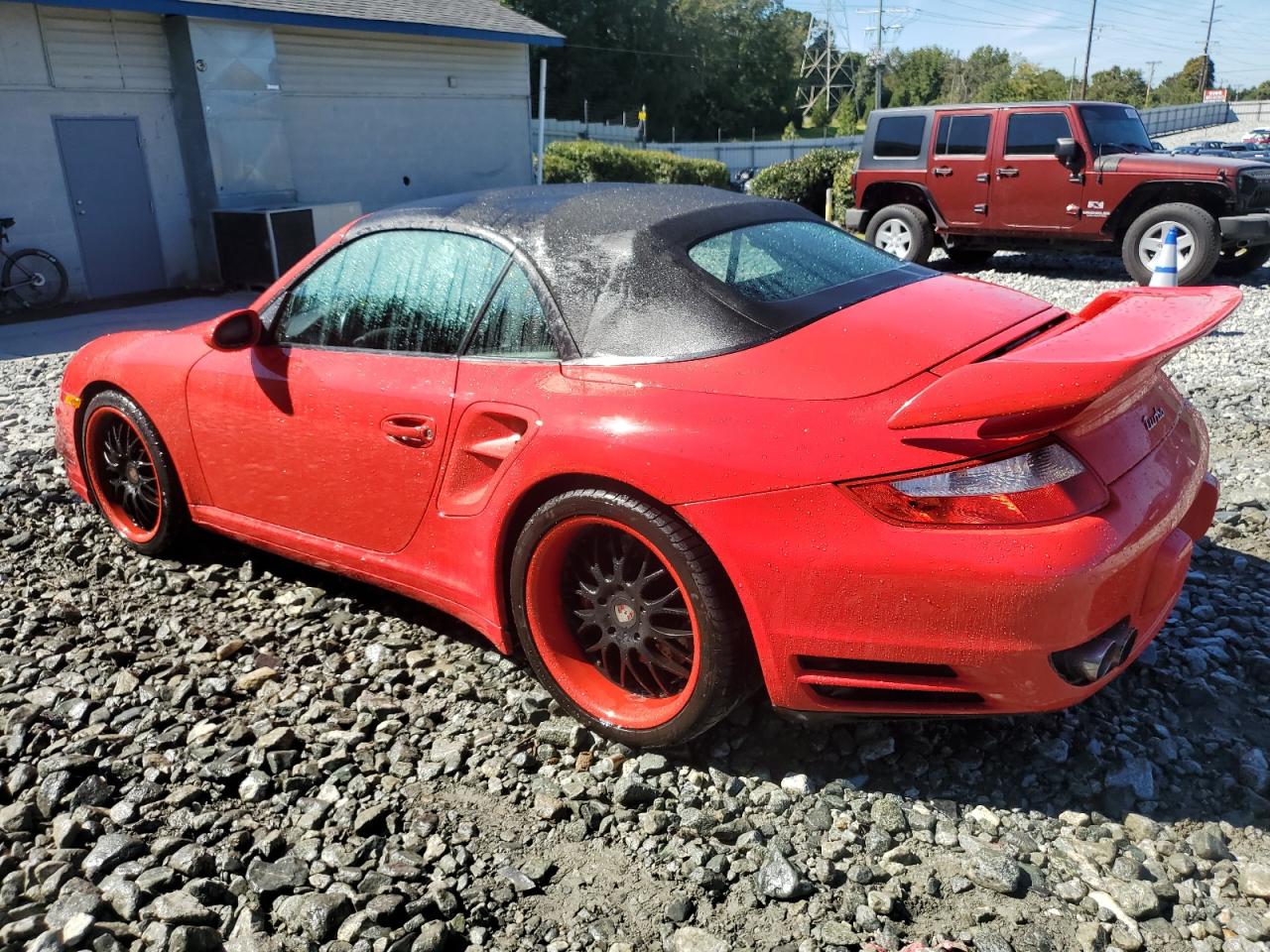 2008 Porsche 911 Turbo Красный vin: WP0CD29978S789780