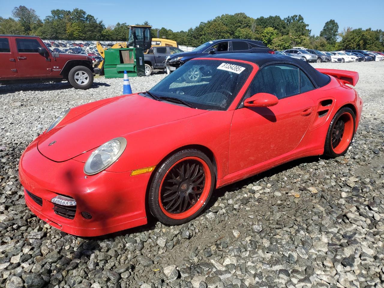 2008 Porsche 911 Turbo Красный vin: WP0CD29978S789780