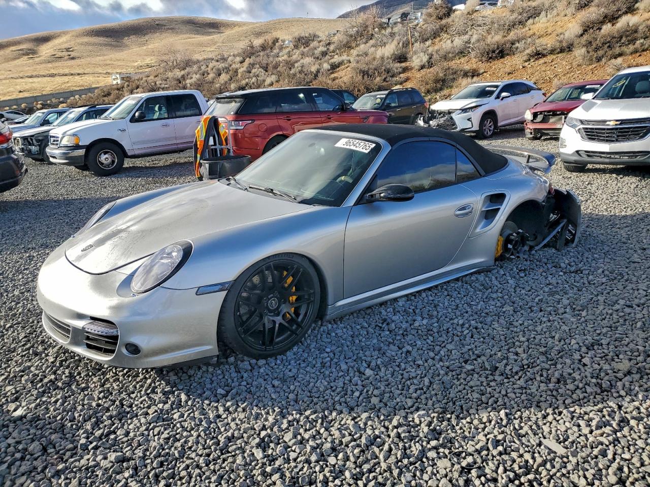 2008 Porsche 911 Turbo Серебряный vin: WP0CD29998S789747