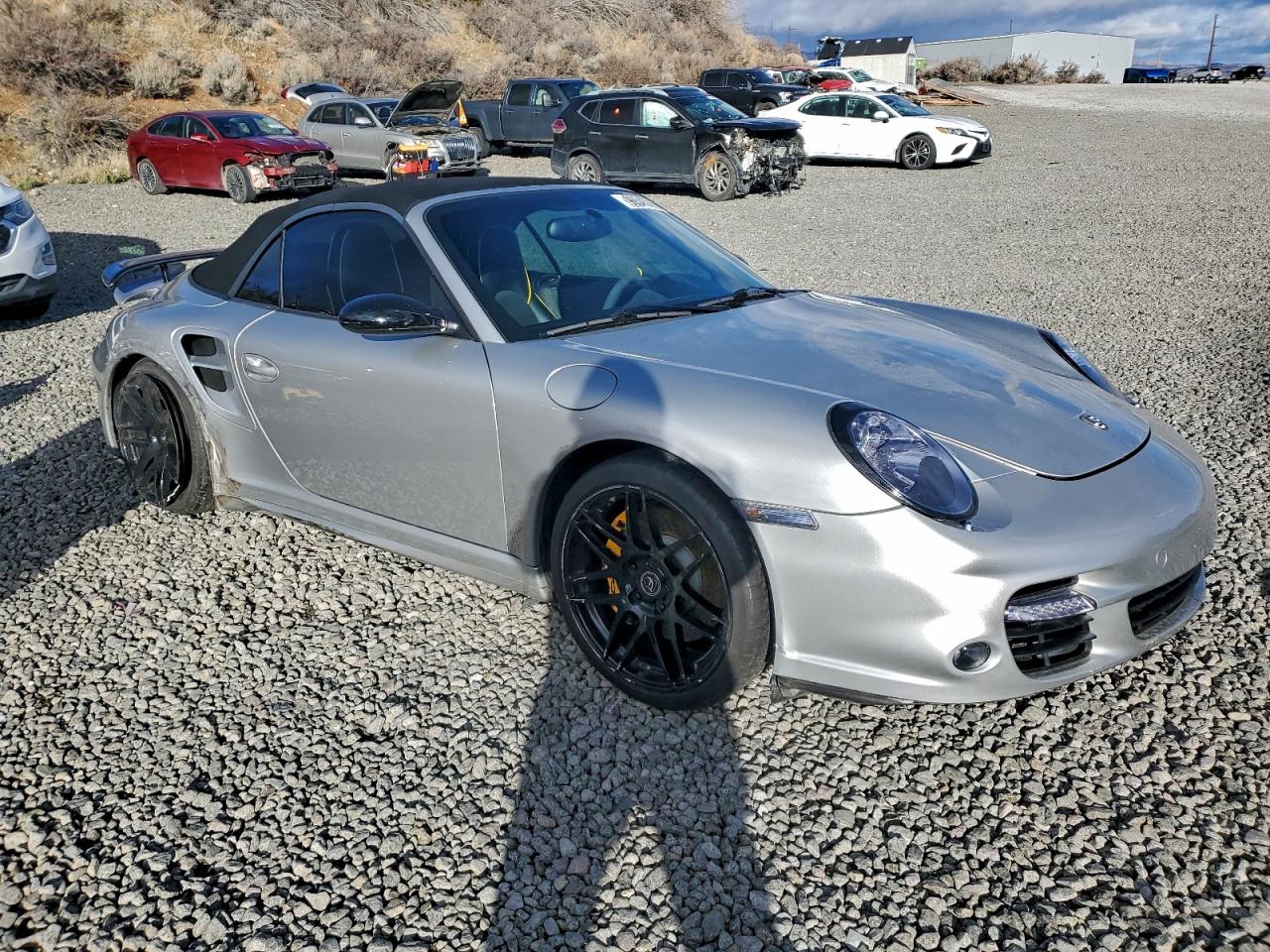 2008 Porsche 911 Turbo Серебряный vin: WP0CD29998S789747