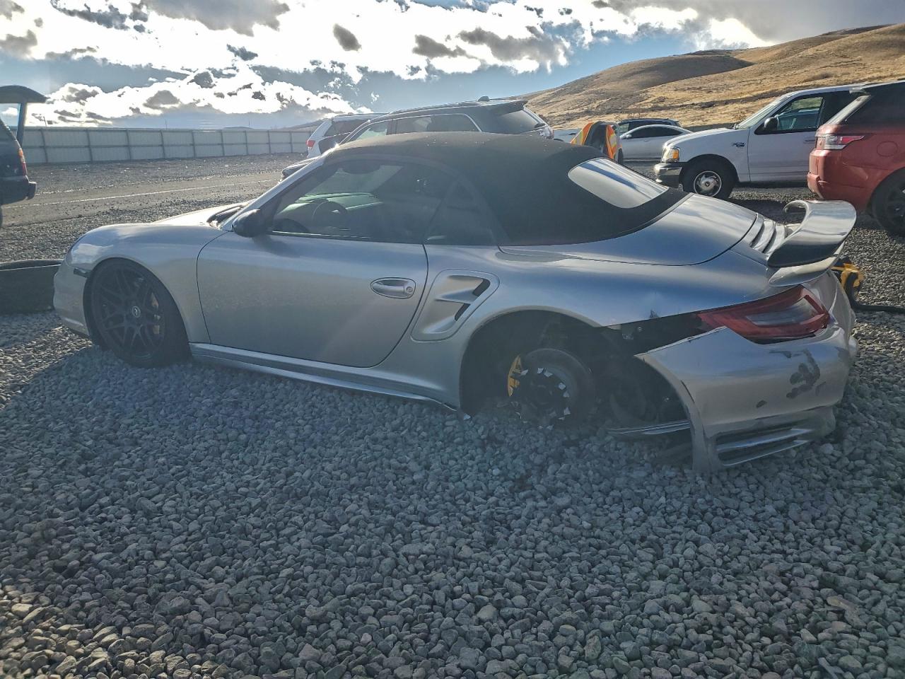2008 Porsche 911 Turbo Серебряный vin: WP0CD29998S789747