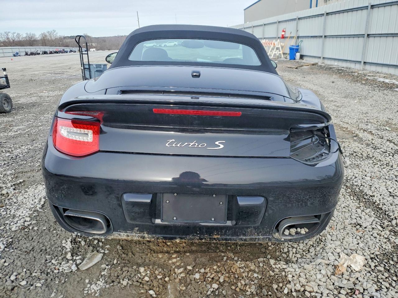 2011 Porsche 911 Turbo Cabriolet Черный vin: WP0CD2A98BS773090