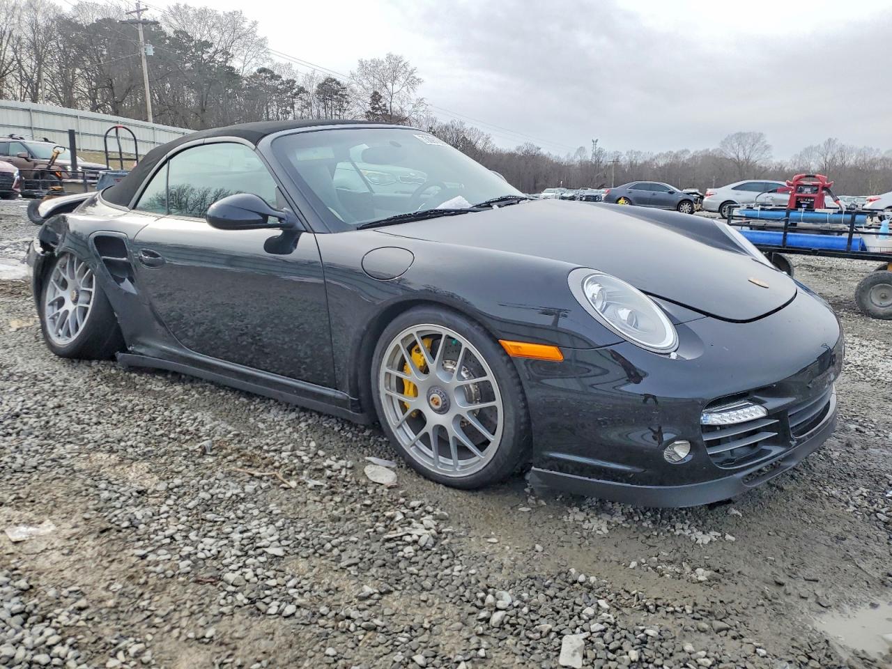 2011 Porsche 911 Turbo Cabriolet Черный vin: WP0CD2A98BS773090