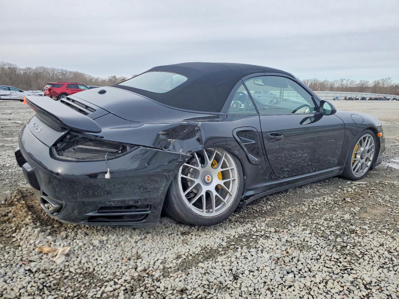 2011 Porsche 911 Turbo Cabriolet Черный vin: WP0CD2A98BS773090