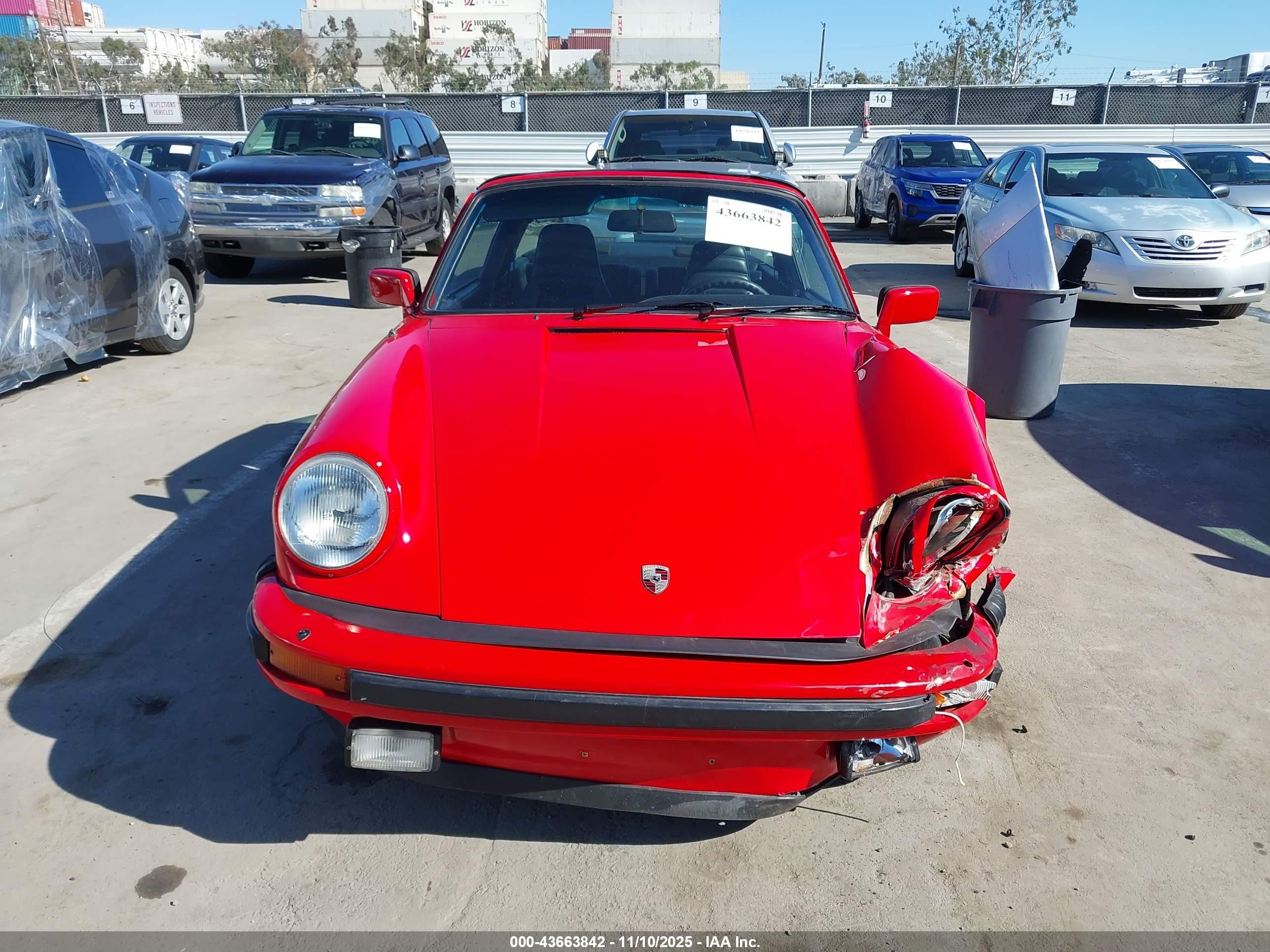 1983 Porsche 911 Sc Red vin: WP0EA0917DS161180