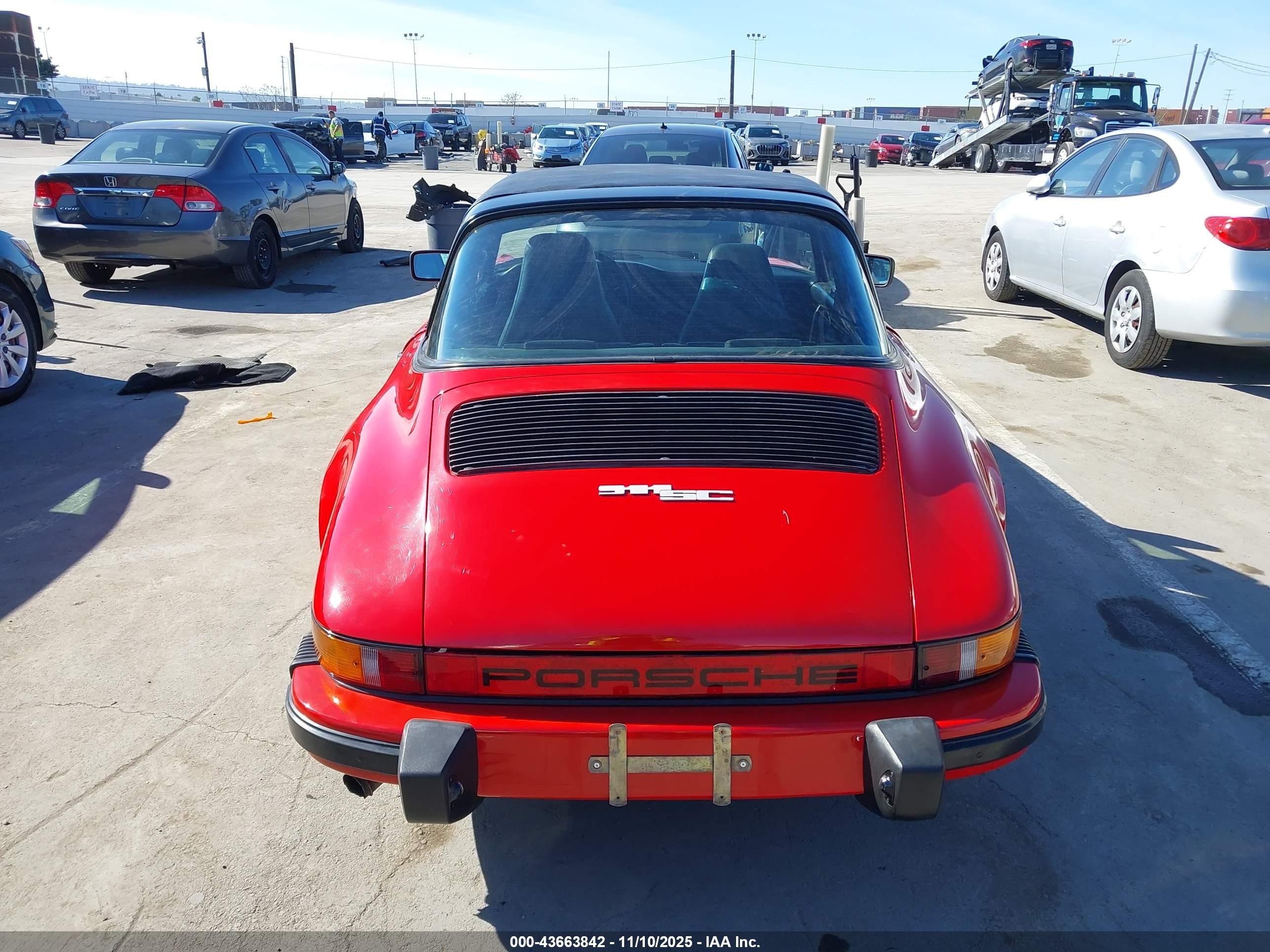 1983 Porsche 911 Sc Red vin: WP0EA0917DS161180