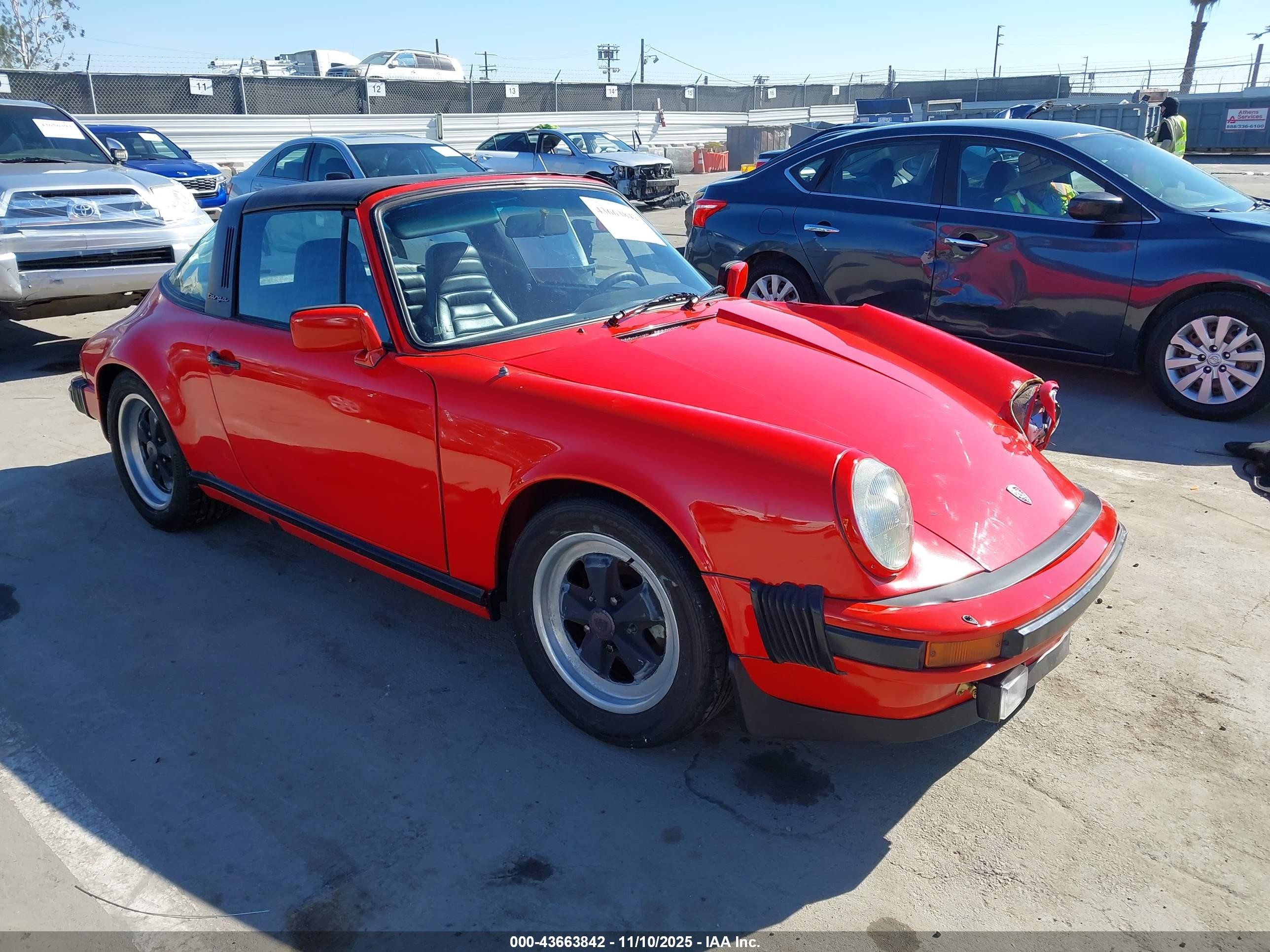 1983 Porsche 911 Sc Red vin: WP0EA0917DS161180