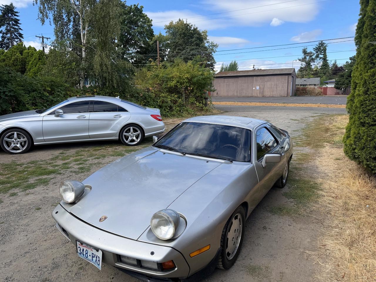 1982 Porsche 928 Silver vin: WP0JA0925CS820072