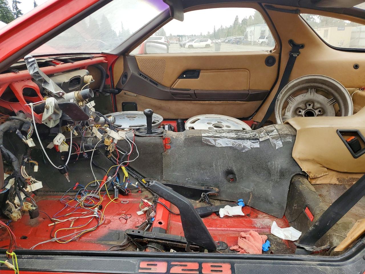 1981 Porsche 928 Red vin: WP0JA0928BS820789