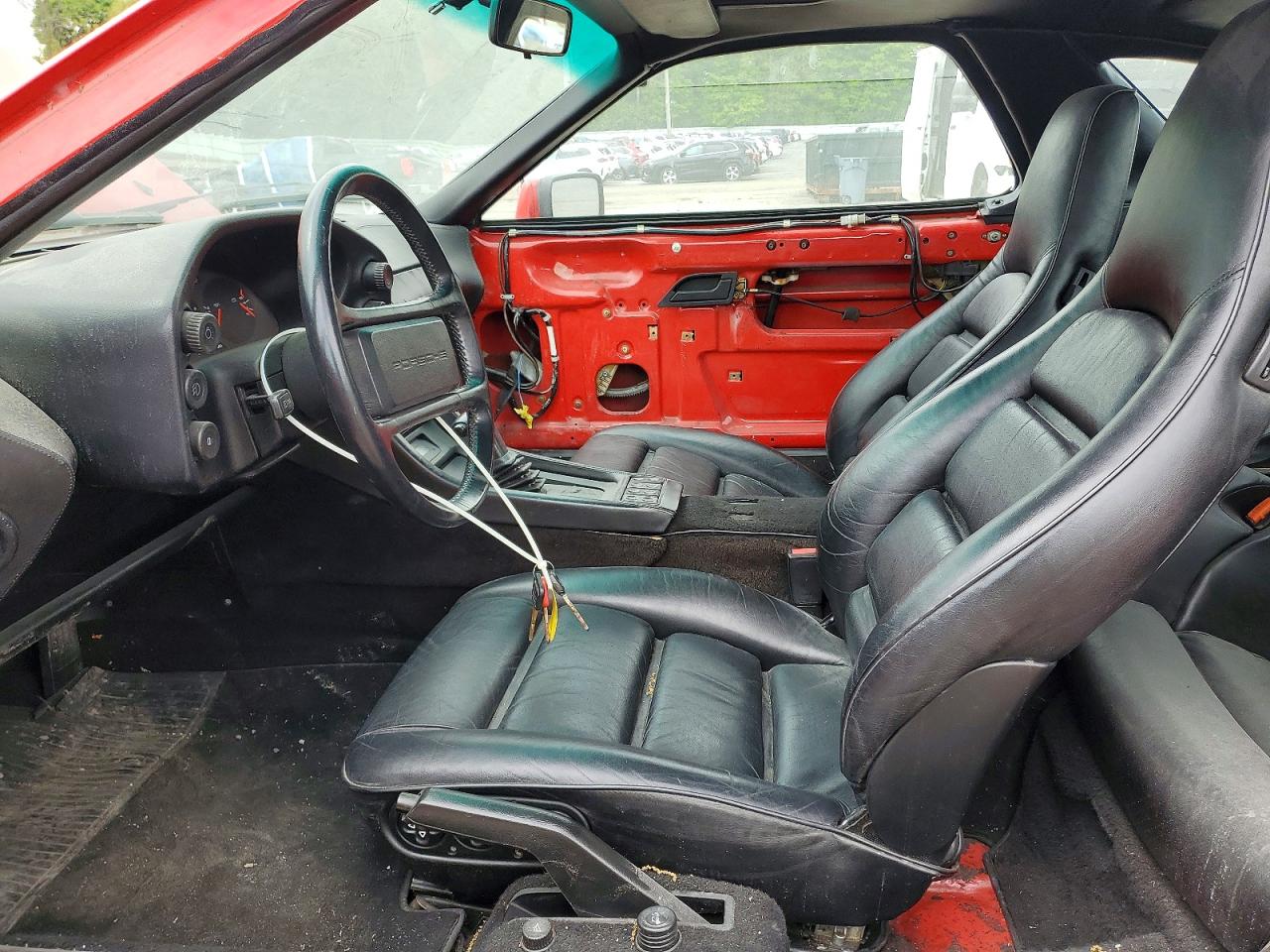 1985 Porsche 928 S Red vin: WP0JB0922FS861552
