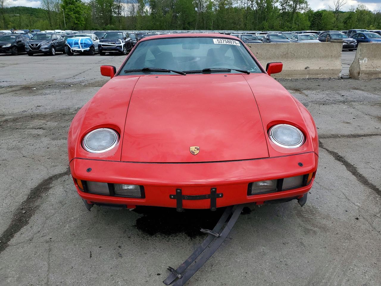 1985 Porsche 928 S Red vin: WP0JB0922FS861552