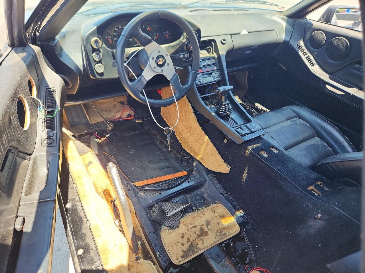 1986 Porsche 928 S Black vin: WP0JB0924GS861862