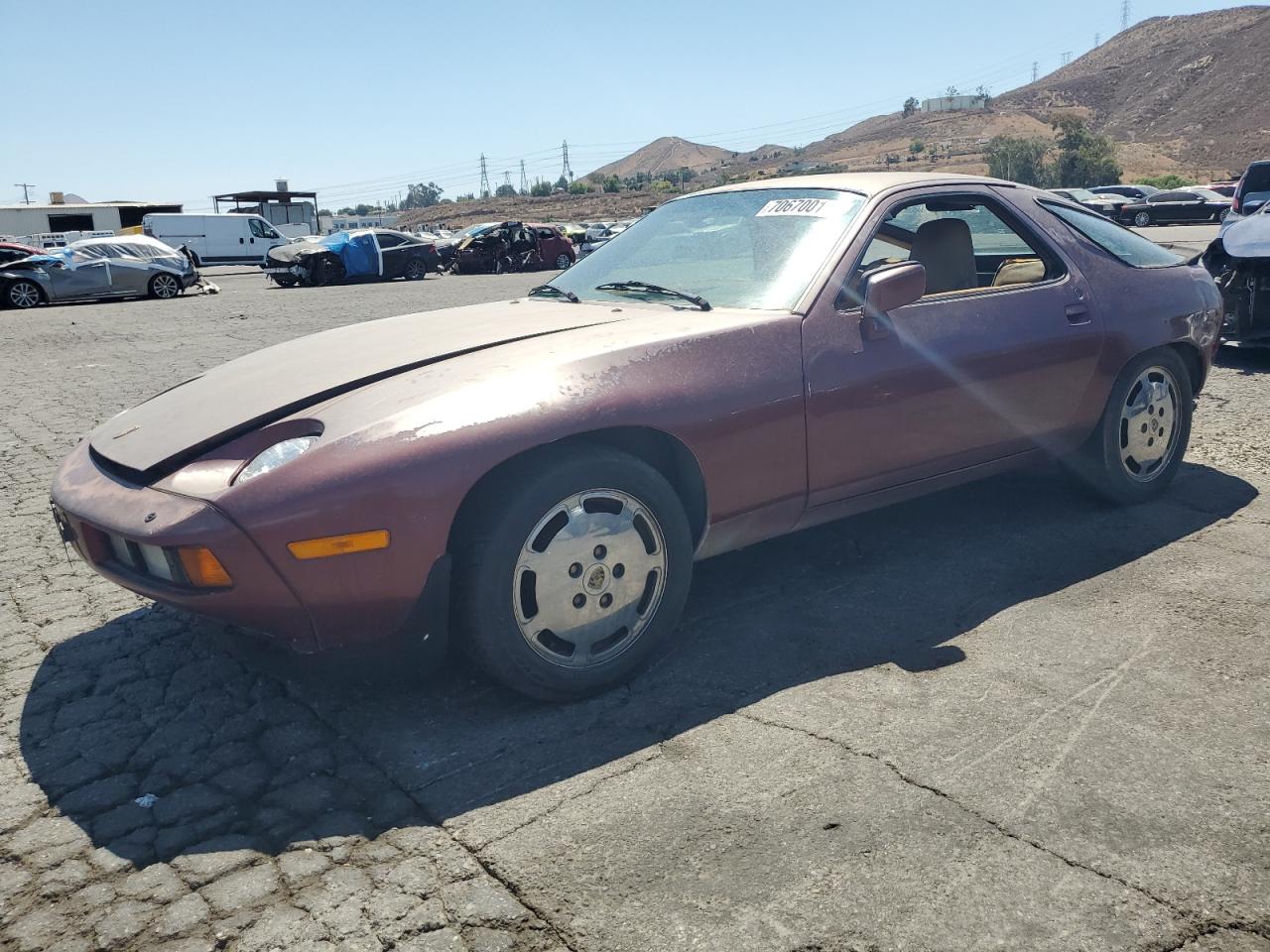 1986 Porsche 928 S Purple vin: WP0JB0926GS860549