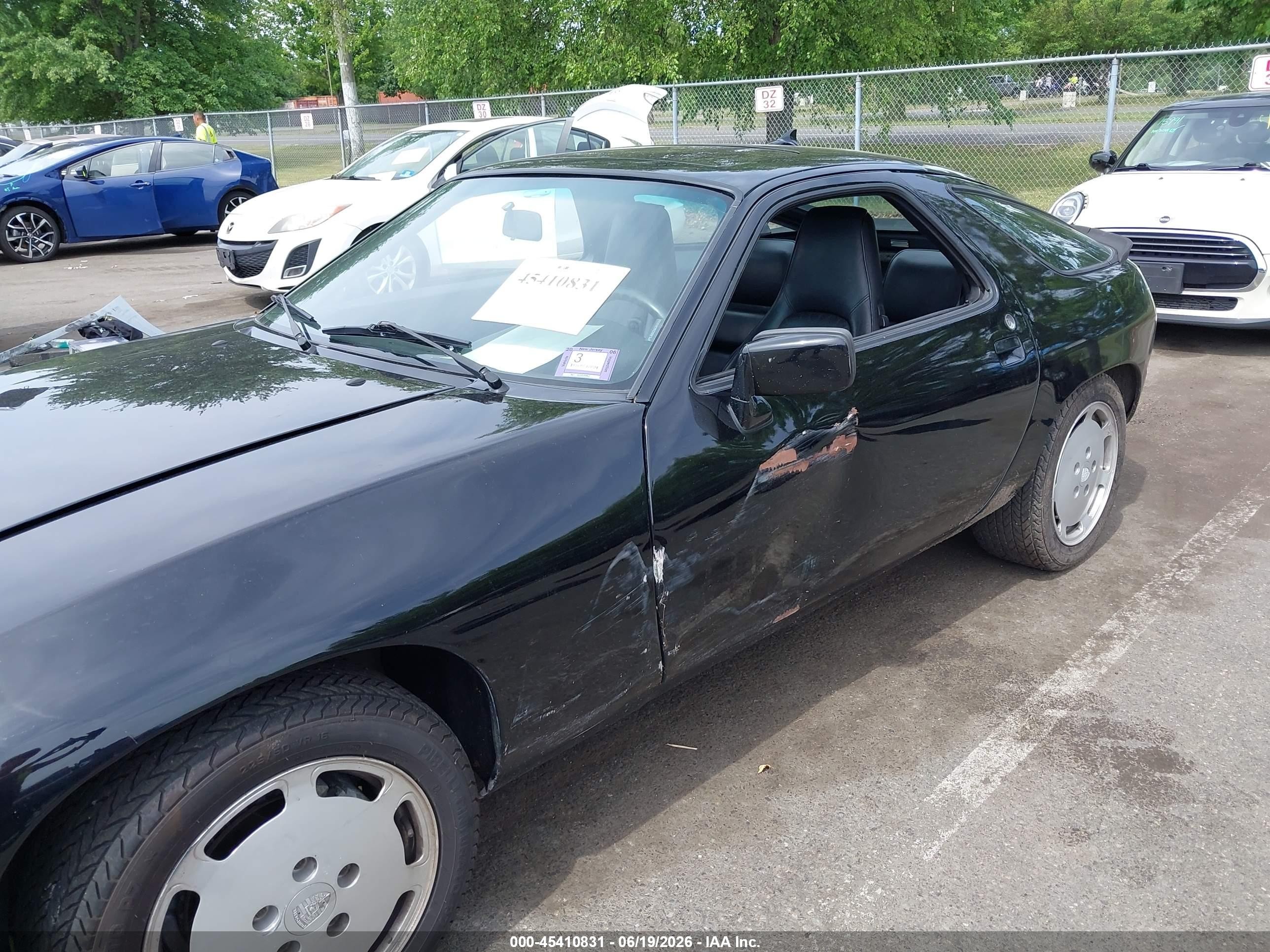 1986 Porsche 928 S Black vin: WP0JB0929GS860559
