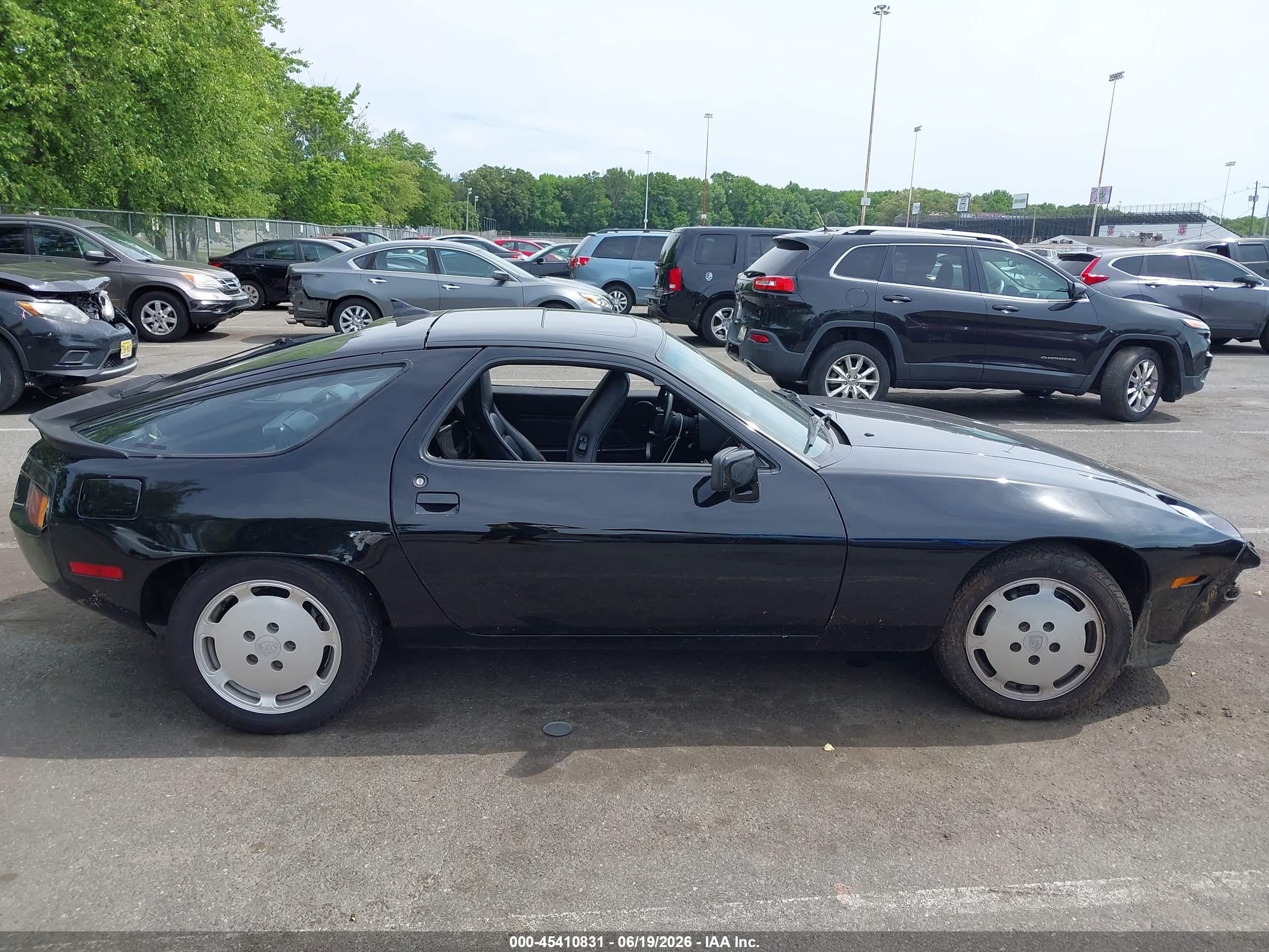 1986 Porsche 928 S Black vin: WP0JB0929GS860559