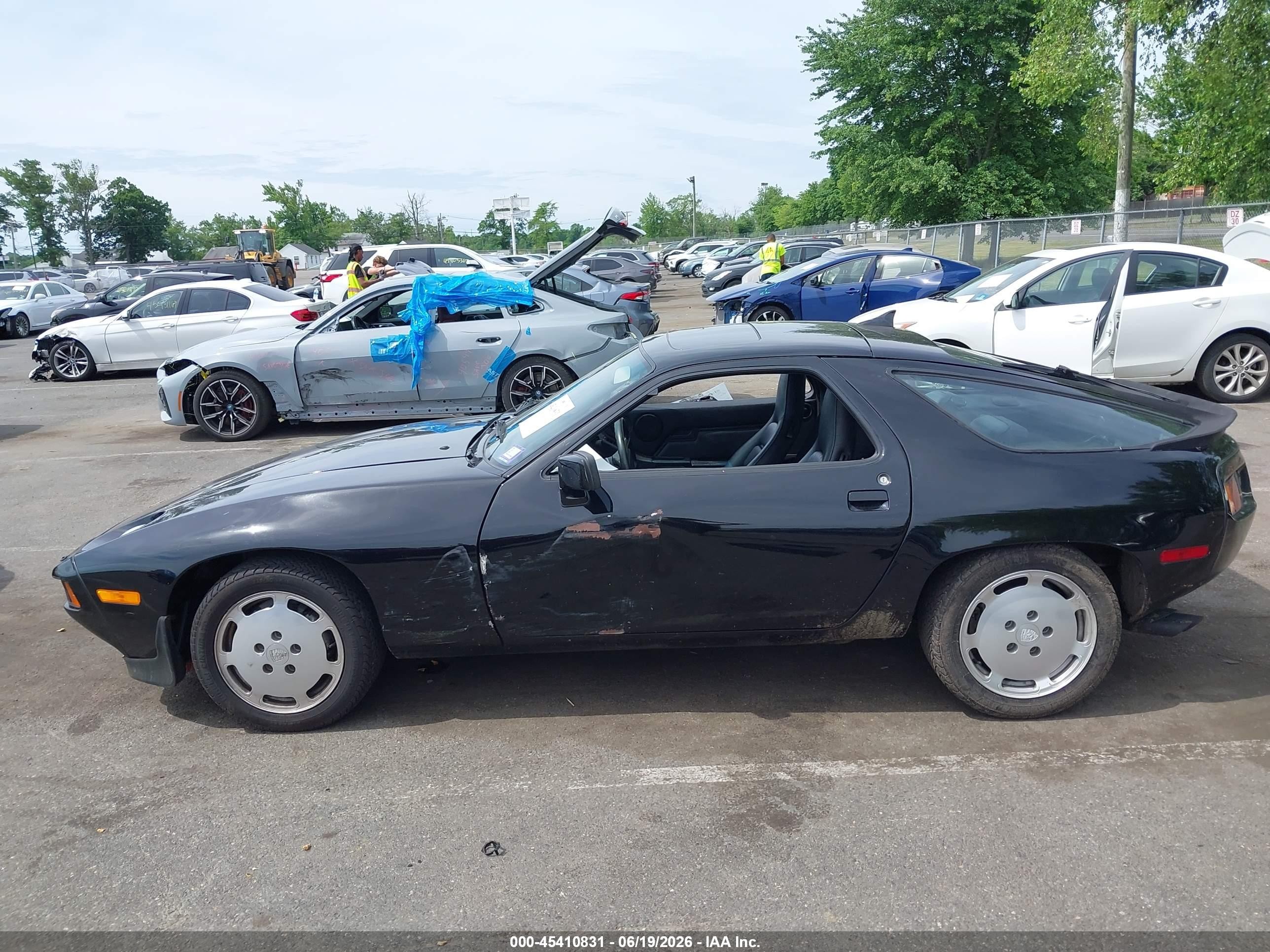 1986 Porsche 928 S Black vin: WP0JB0929GS860559