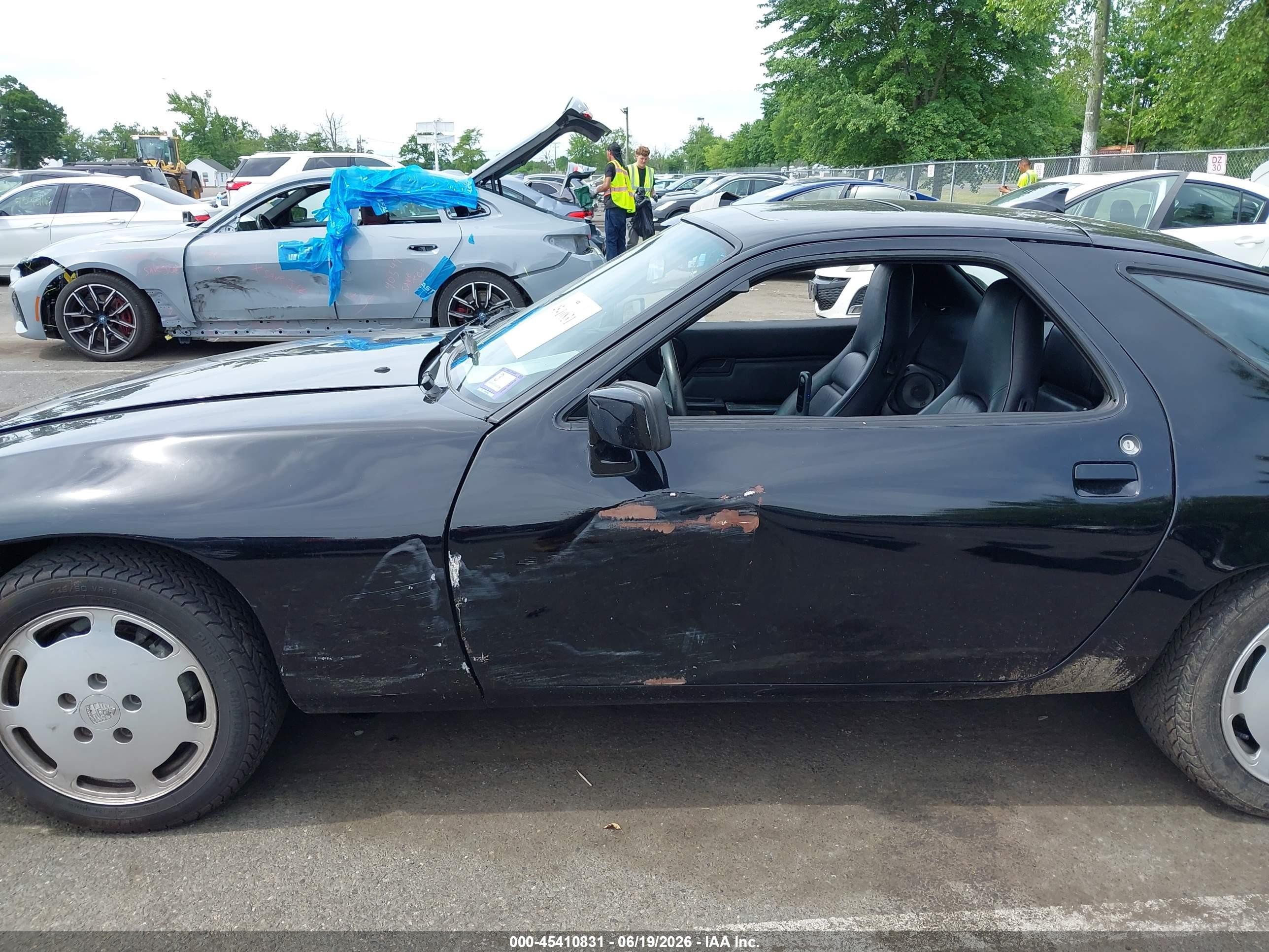 1986 Porsche 928 S Black vin: WP0JB0929GS860559
