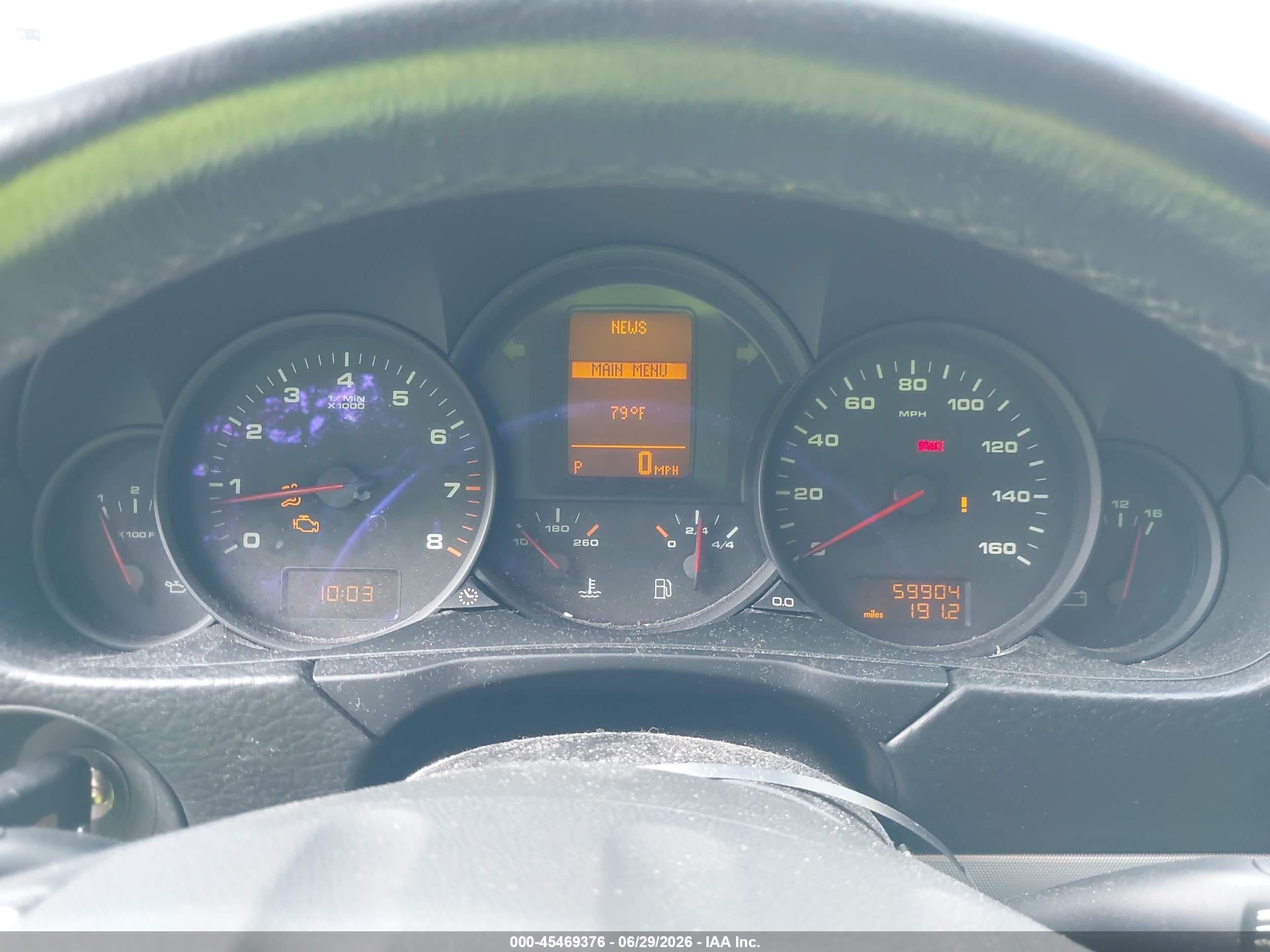 2006 Porsche Cayenne   Серый vin: WP1AA29P06LA24351