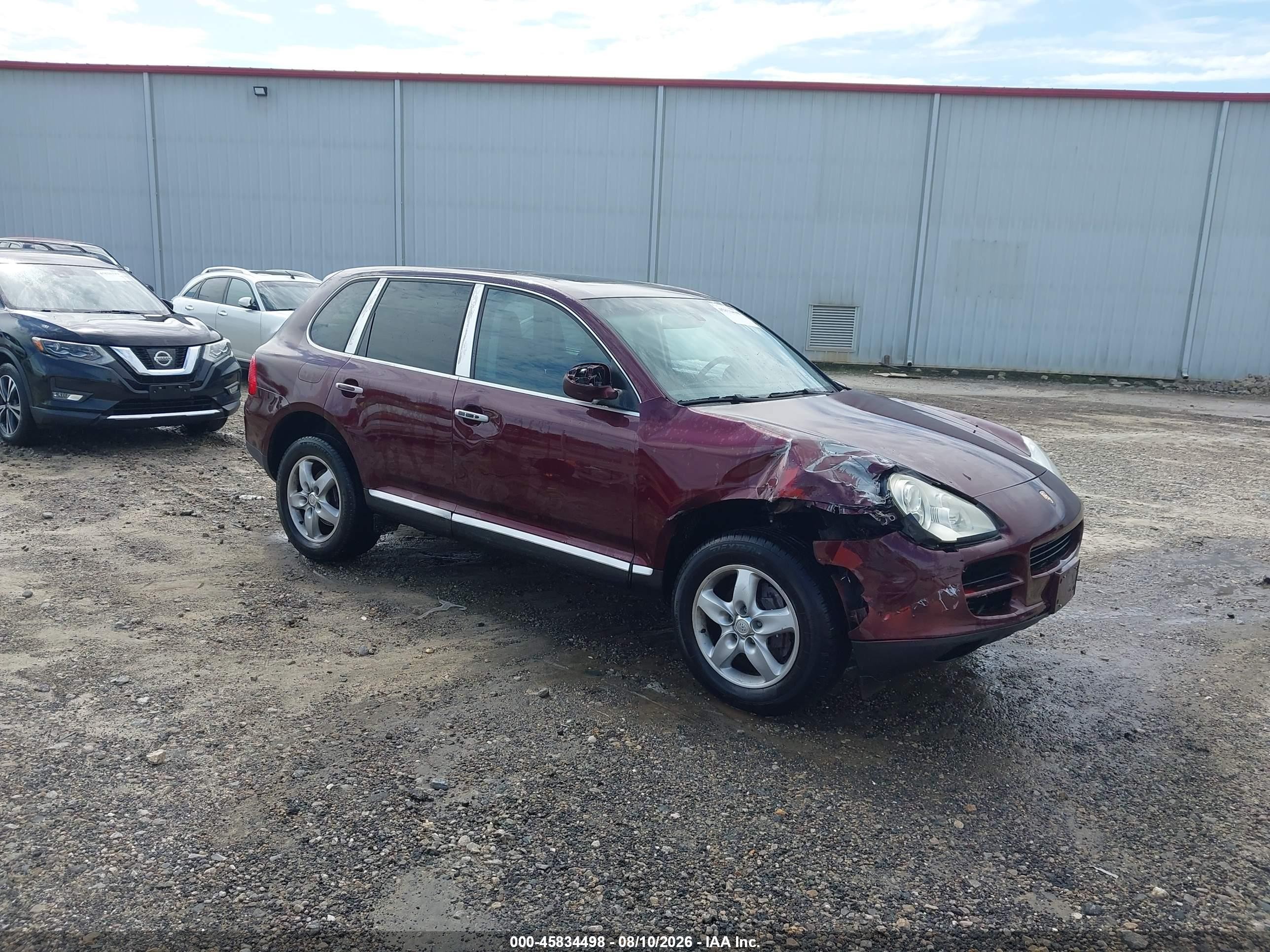 2004 Porsche Cayenne V6 Burgundy vin: WP1AA29P14LA24386