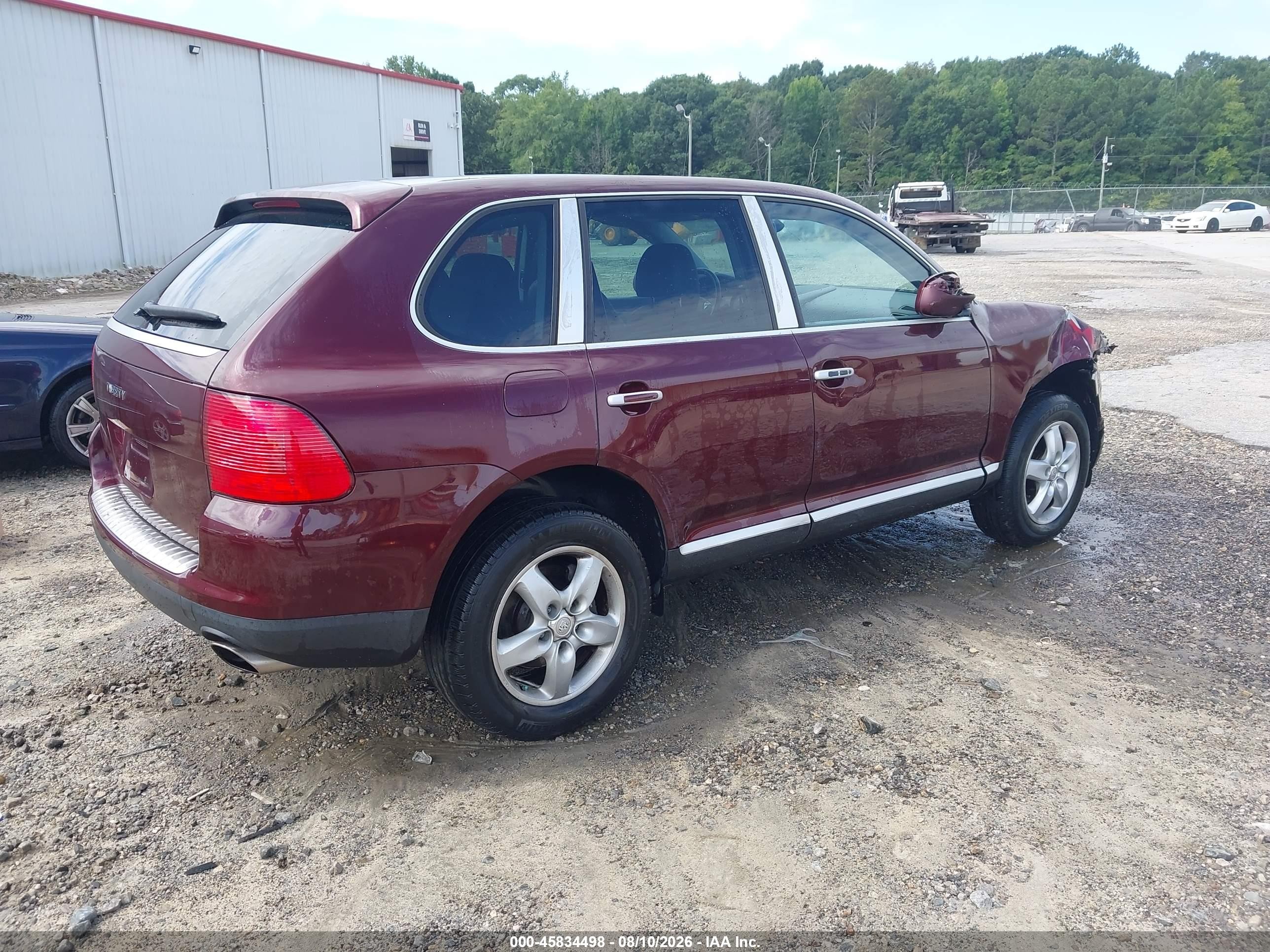 2004 Porsche Cayenne V6 Burgundy vin: WP1AA29P14LA24386