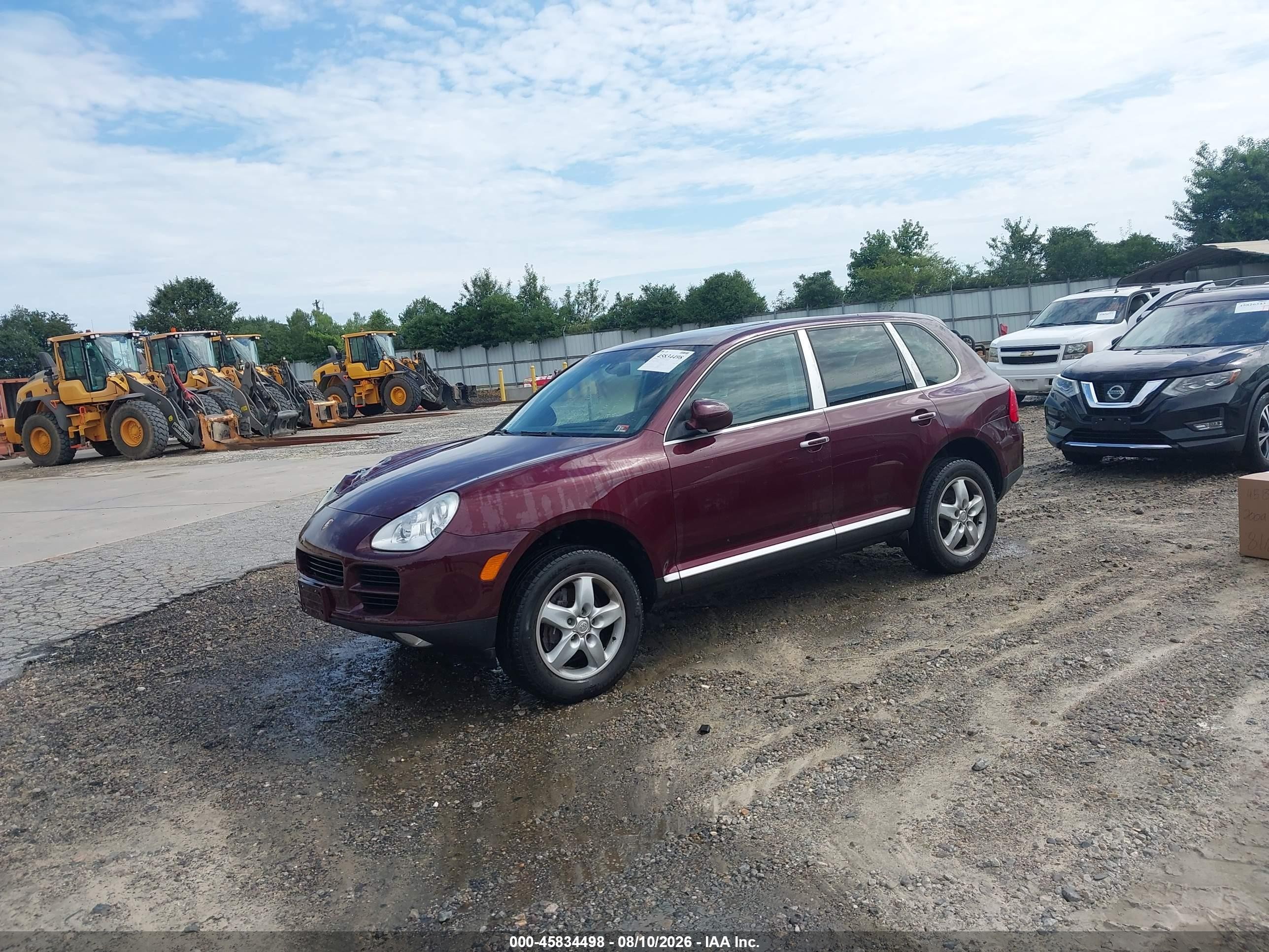 2004 Porsche Cayenne V6 Burgundy vin: WP1AA29P14LA24386