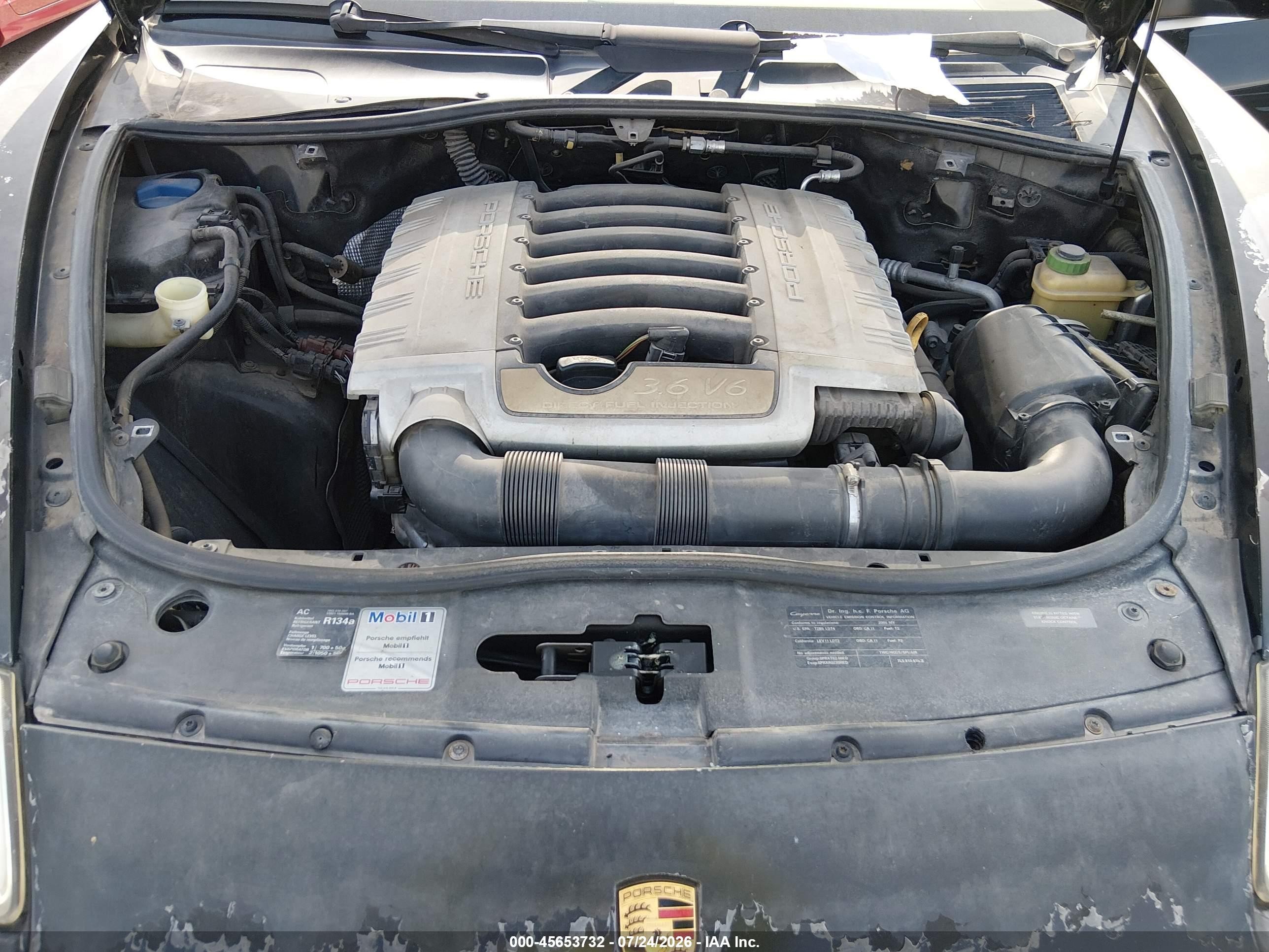 2008 Porsche Cayenne   Black vin: WP1AA29P28LA10664